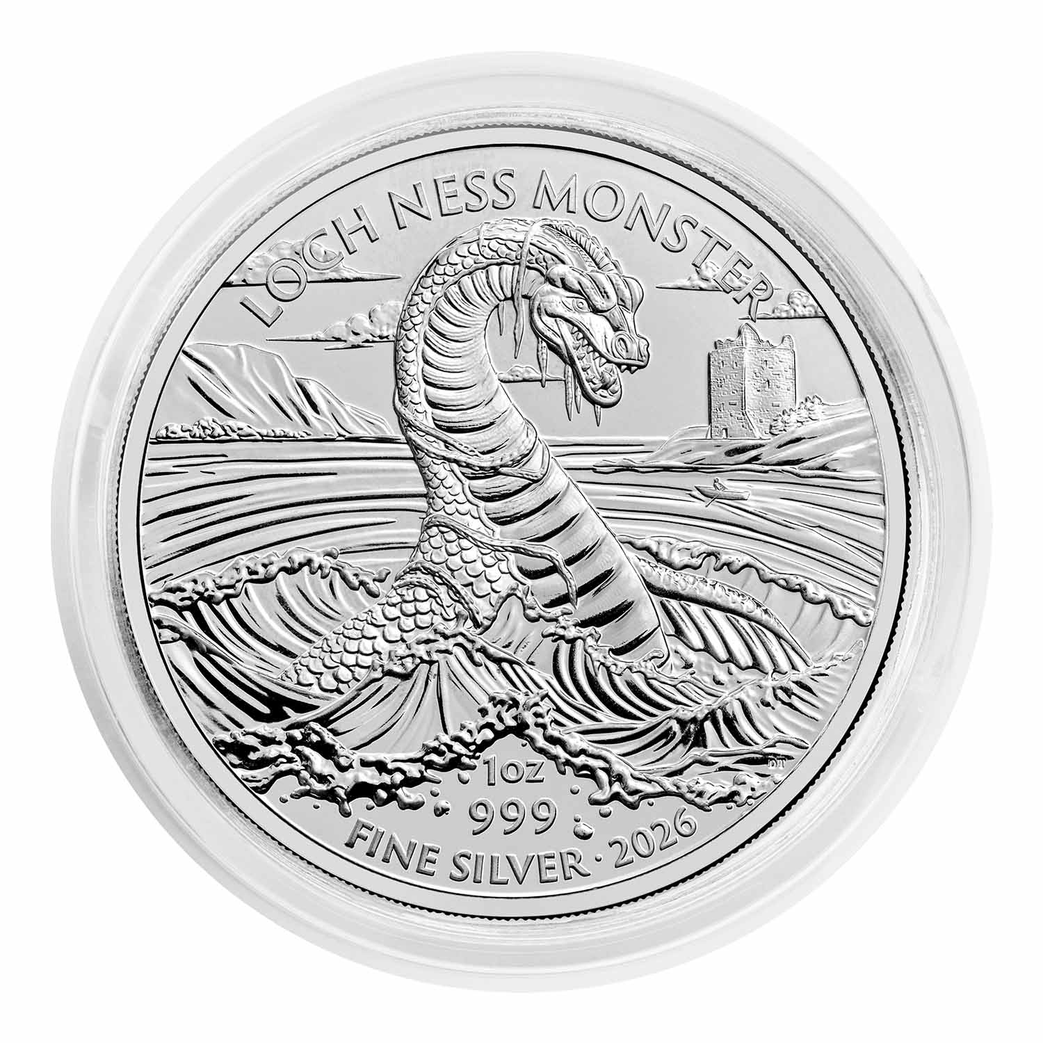 伝説の生物シリーズ 第1弾「ネッシー」2026年 1オンス銀貨