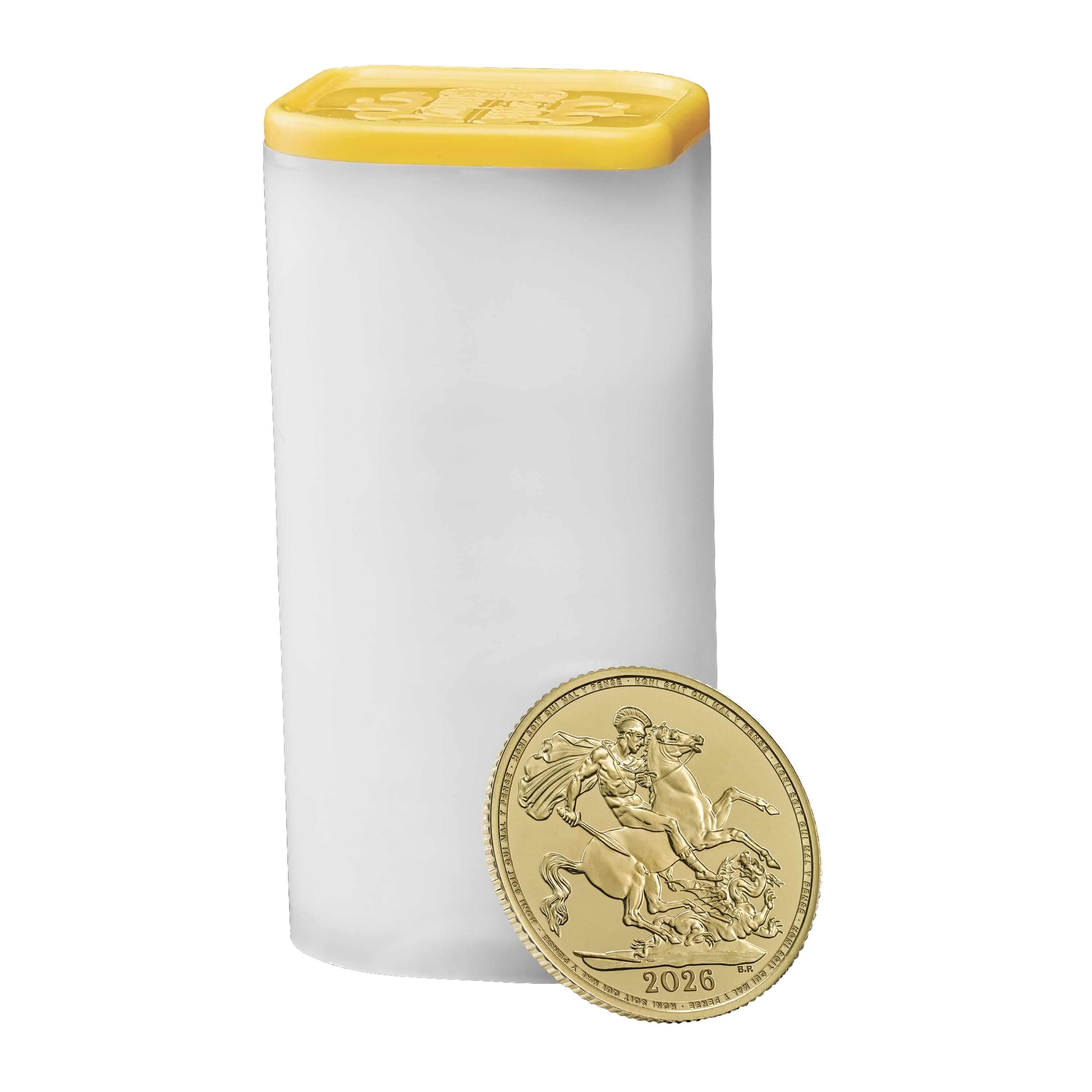 2026年 ソブリン金貨（地金型）25枚チューブセット
