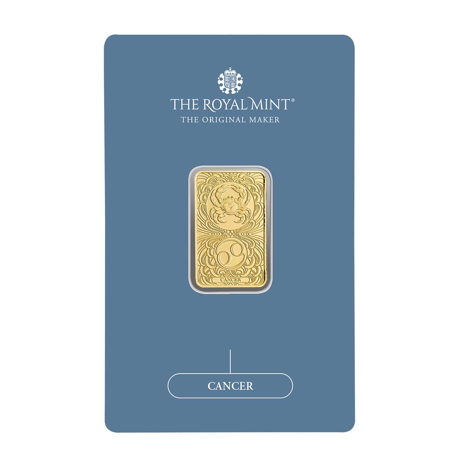 Zodiac Cancer 5g Gold Bullion Minted Bar