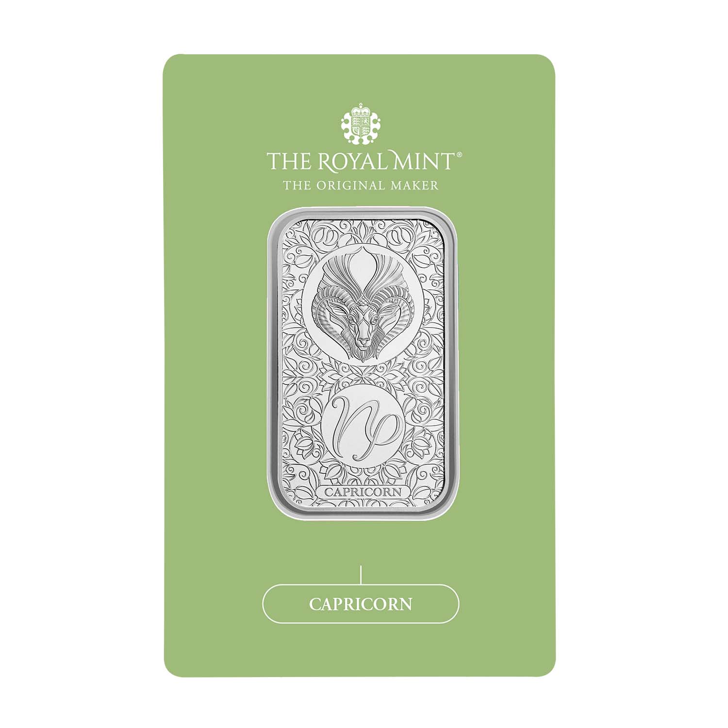 Zodiac Capricorn 1oz Silver Bullion Minted Bar