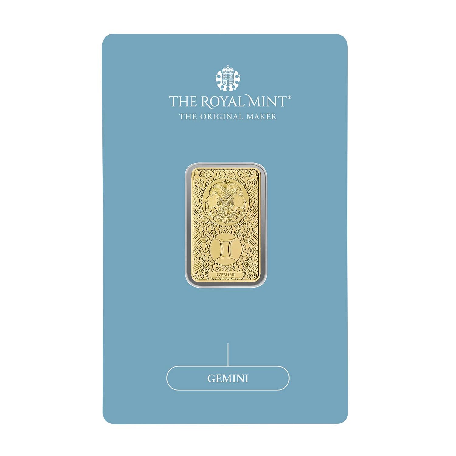 Zodiac Gemini 5g Gold Bullion Minted Bar