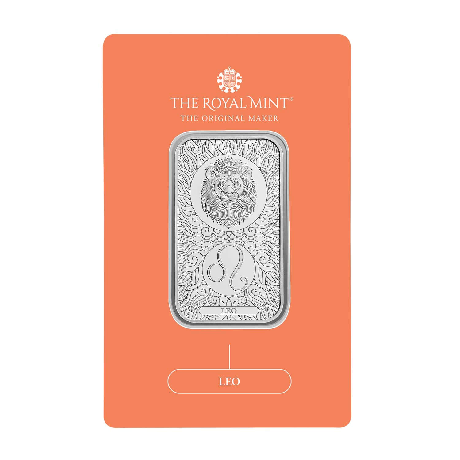 Zodiac Leo 1oz Silver Bullion Minted Bar