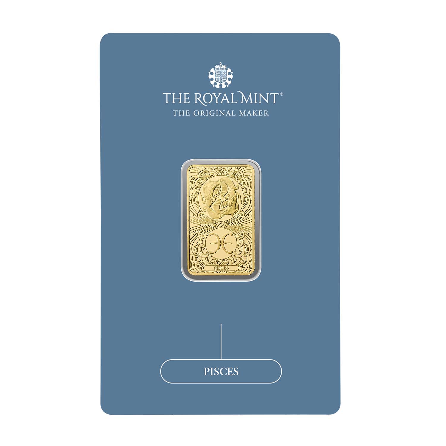 Zodiac Pisces 5g Gold Bullion Minted Bar