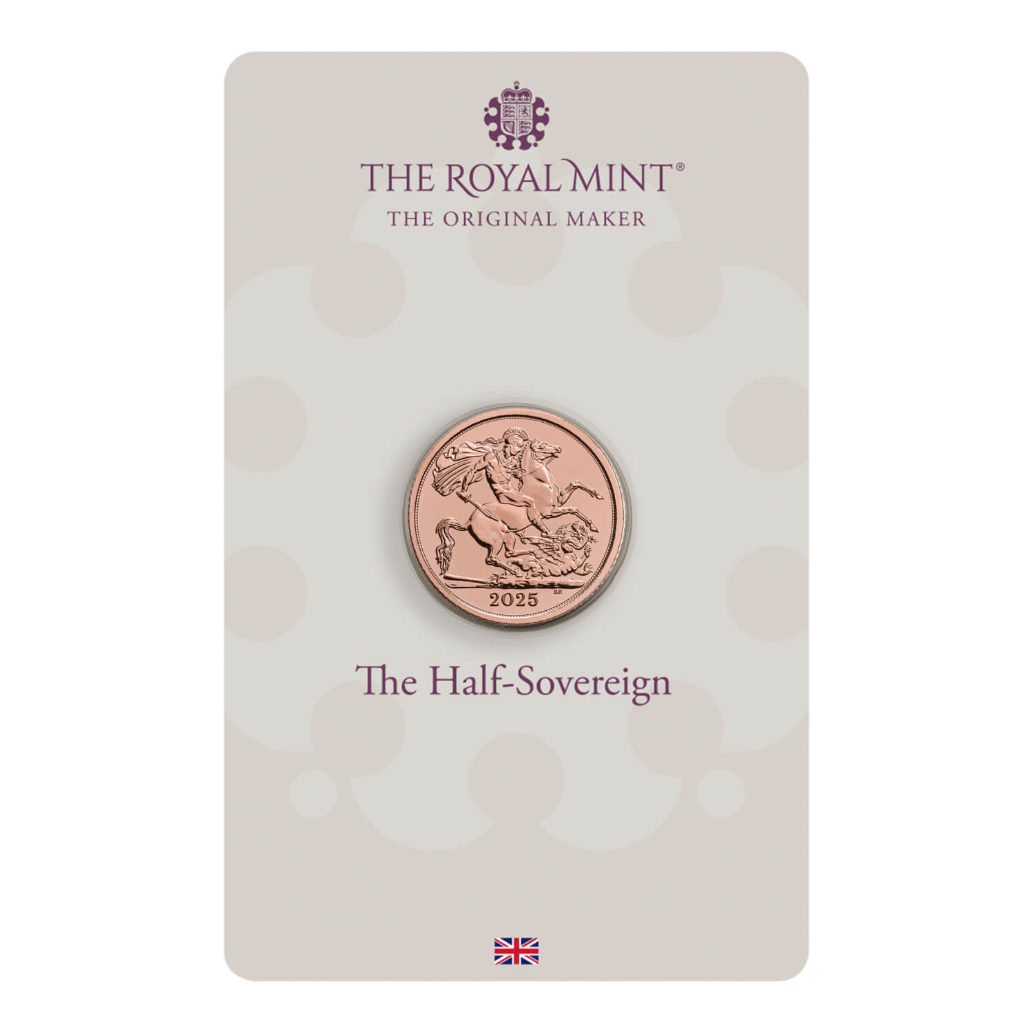 The Half-Sovereign 2025 Gold Bullion Coin in Blister