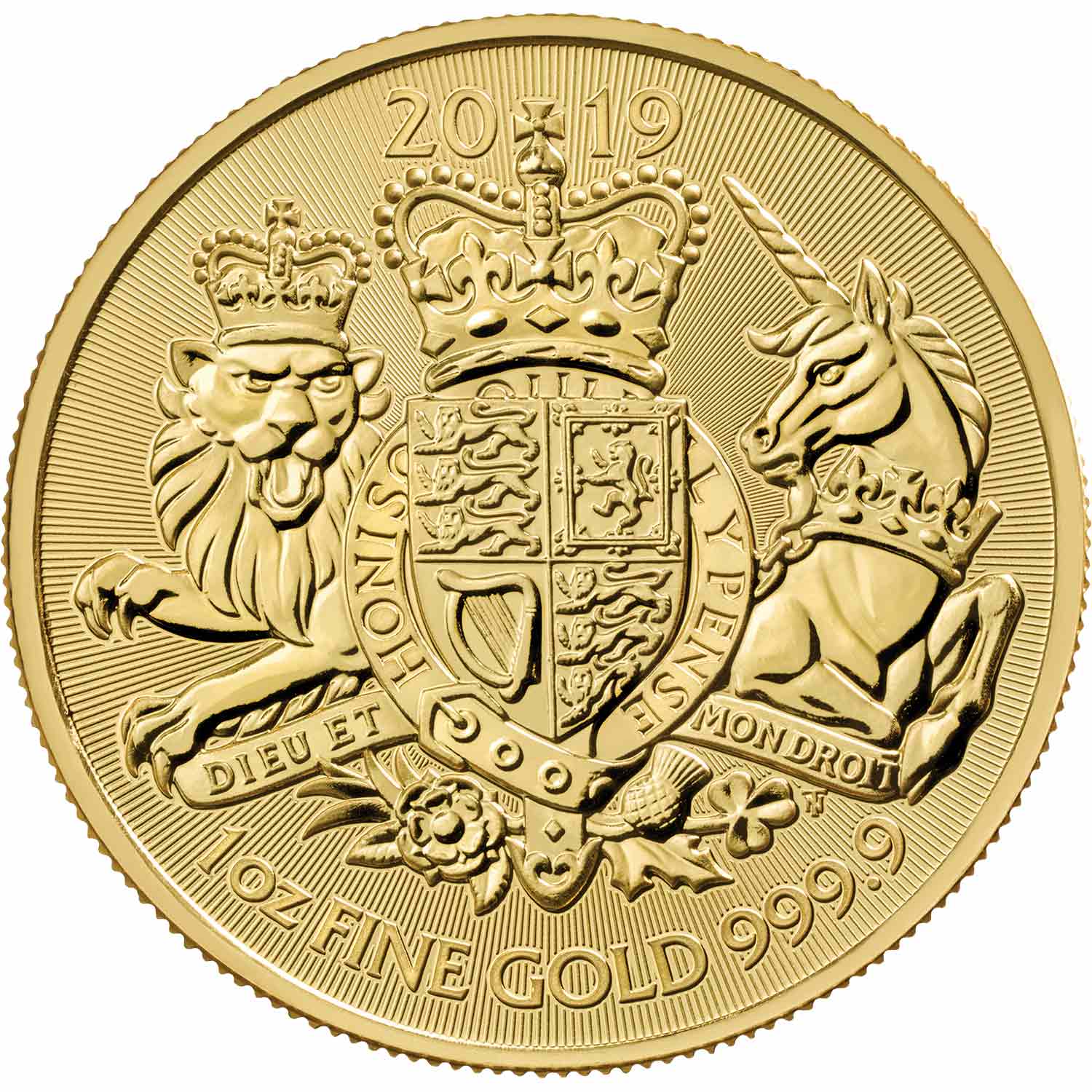 The Royal Arms 2019 1 oz Gold Bullion Coin