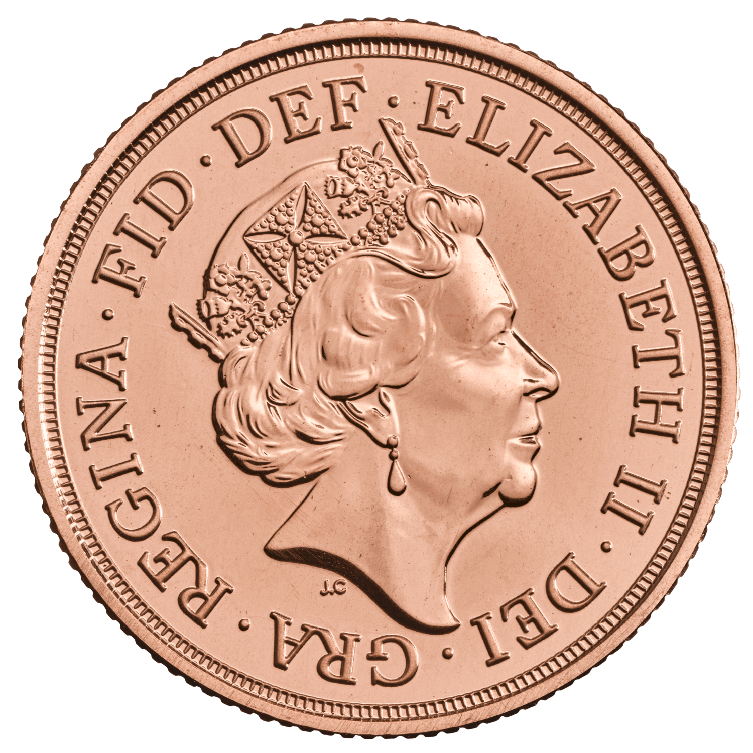 The Sovereign Best Value Elizabeth II Fifth Head Gold Bullion Coin