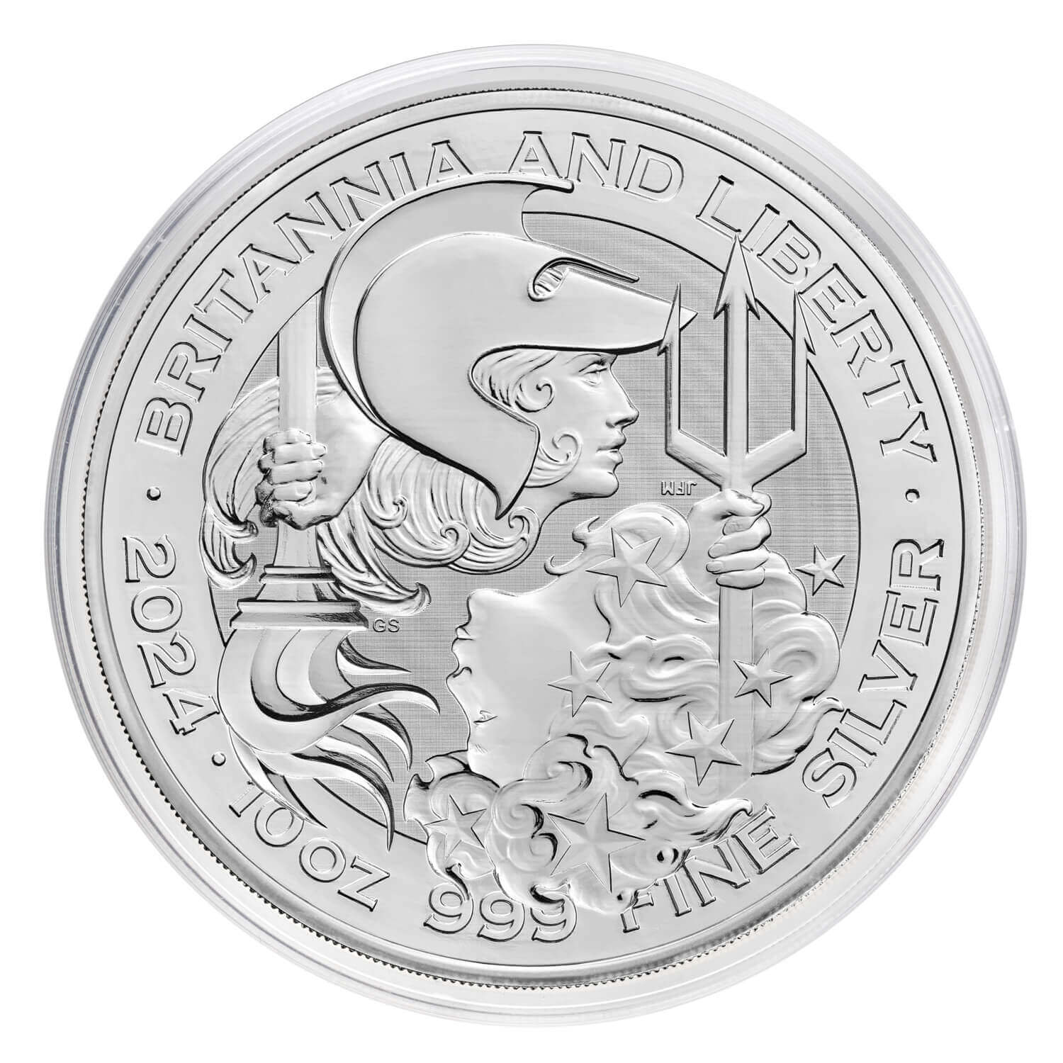 Britannia and Liberty 2024 10oz Silver Bullion Coin