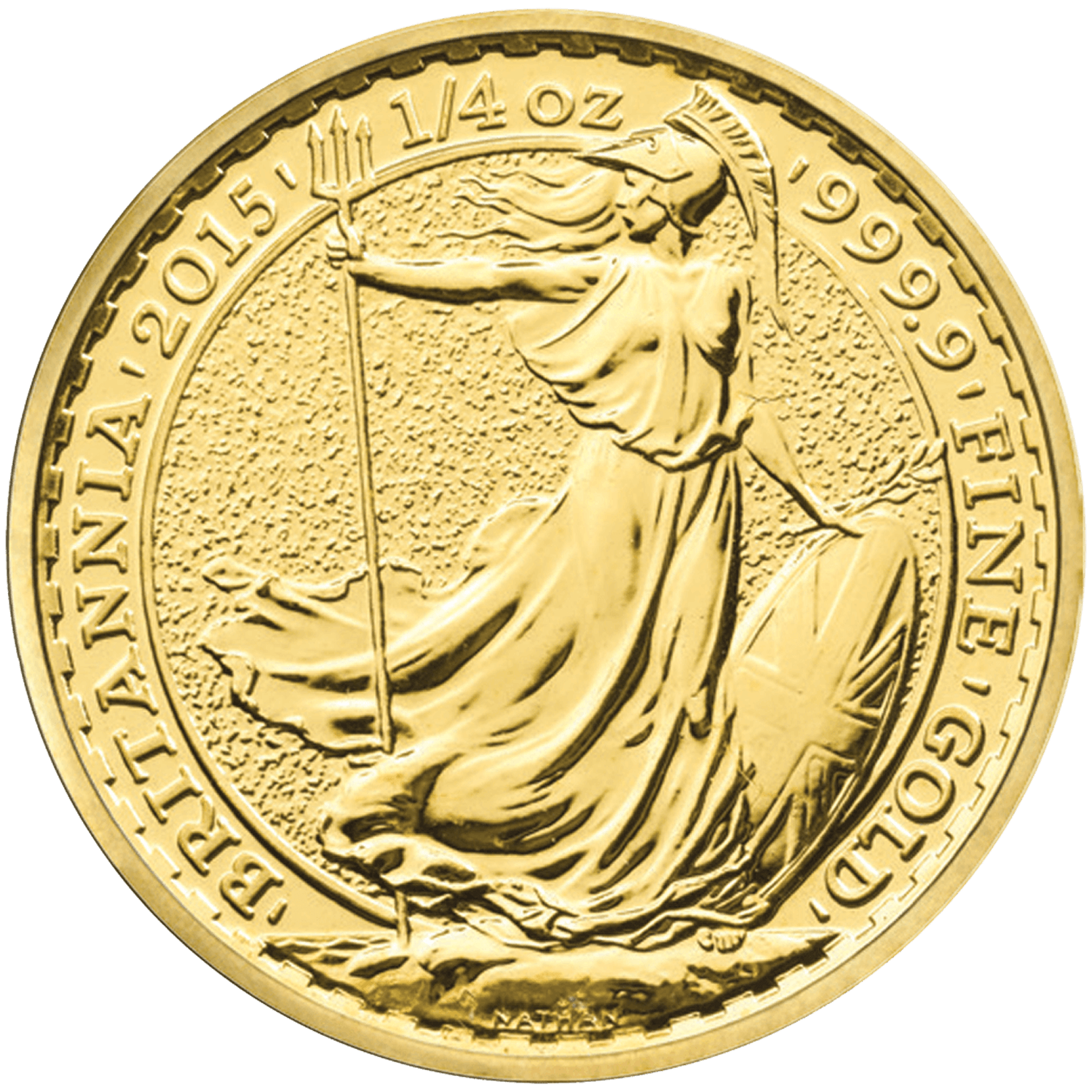 Britannia 2015 1/4 oz Gold Twenty Five Coin Tube
