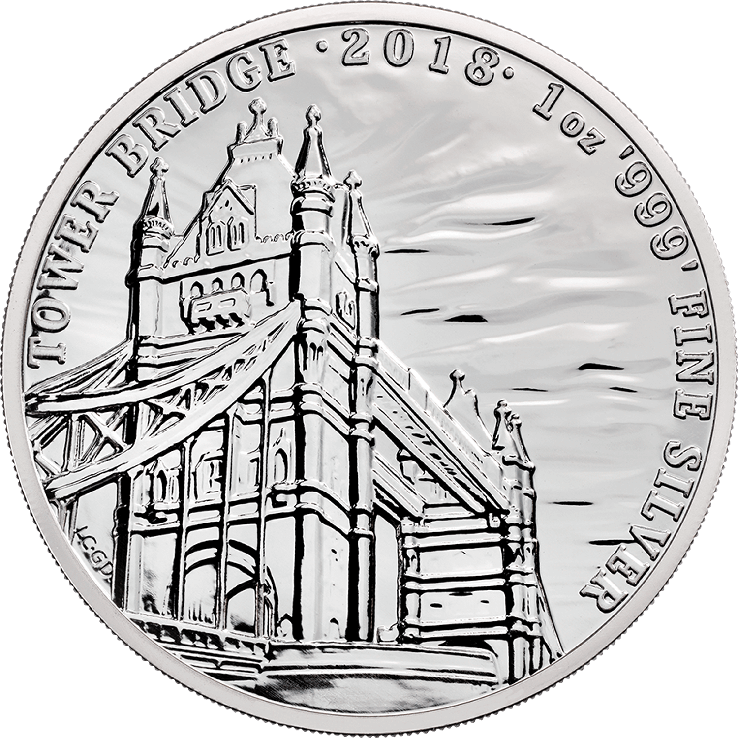 Landmarks of Britain 2018 Tower Bridge 1 oz Silver Coin