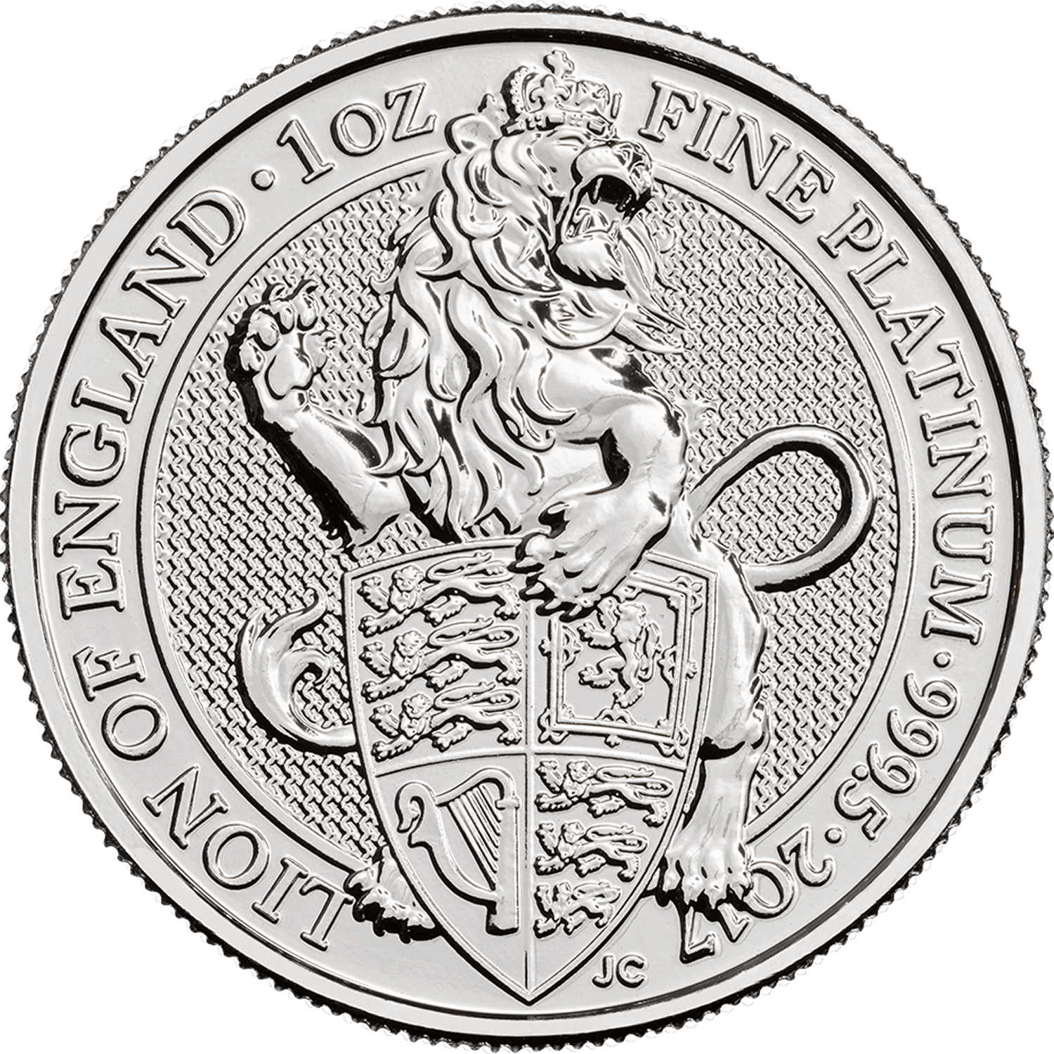The Queen's Beasts 2017 The Lion 1 oz Platinum Bullion Coin