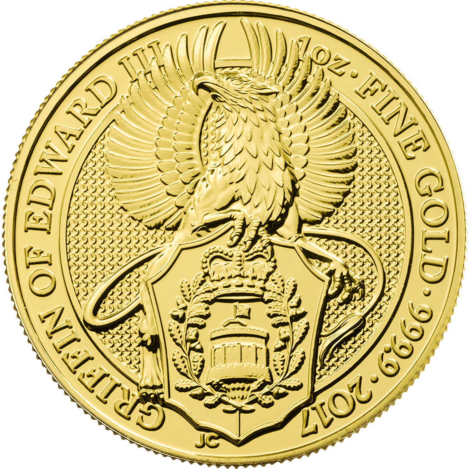 The Queen's Beasts 2017 The Griffin 1 oz Gold Bullion Coin
