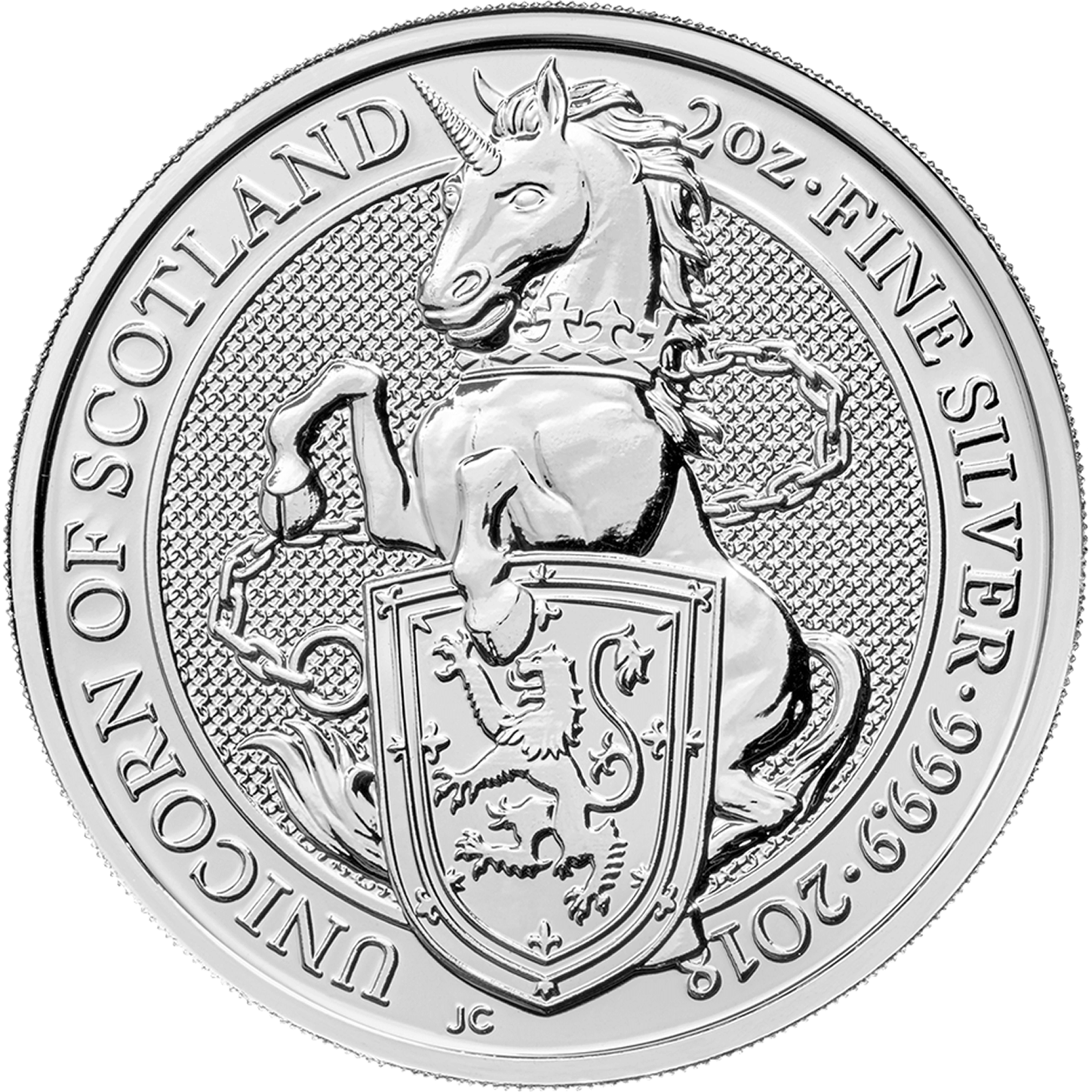 The Queen's Beasts 2018 The Unicorn 2 oz Silver Coin