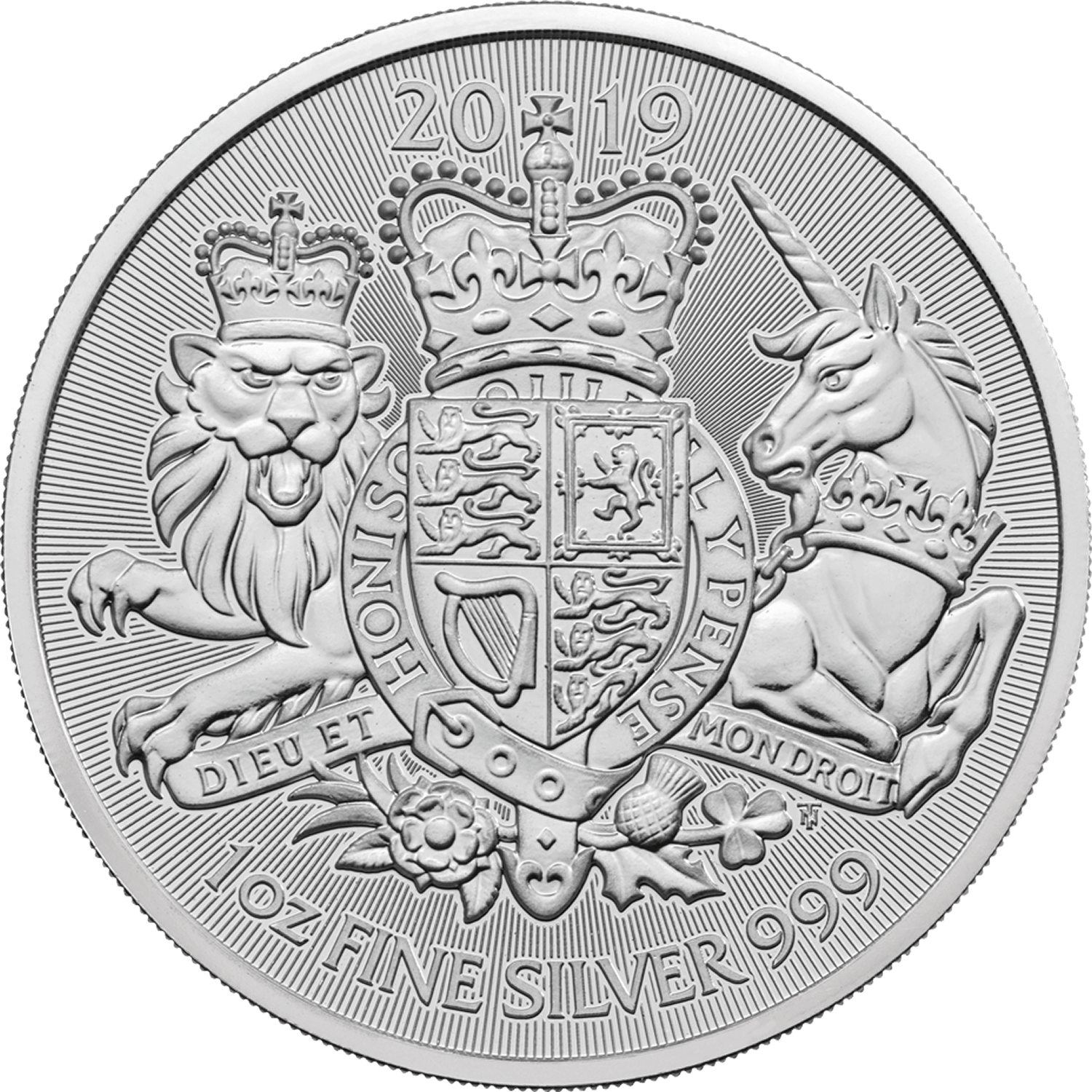 The Royal Arms 2019 1 oz Silver Bullion Coin
