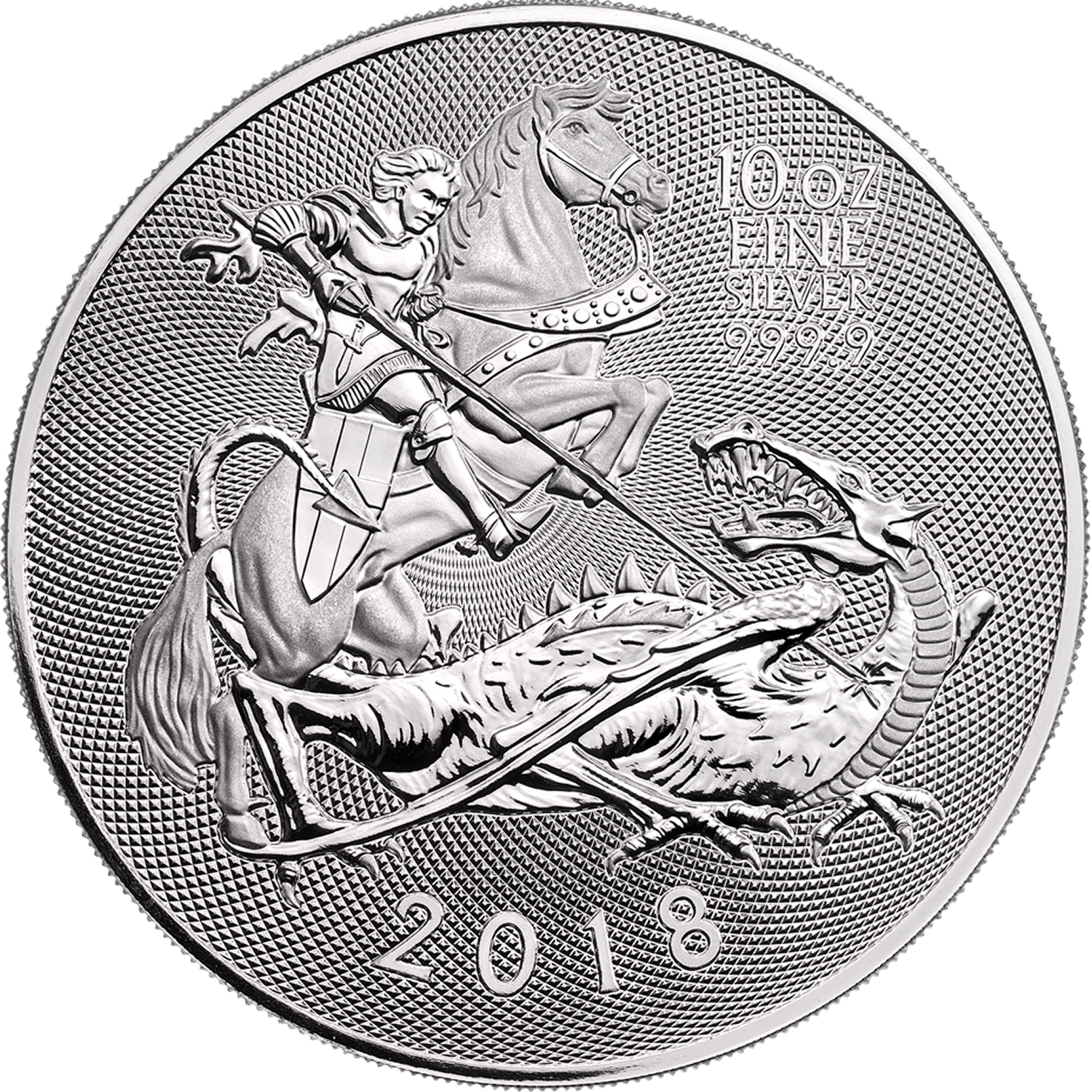 The Valiant 2018 10 oz Silver Bullion Coin