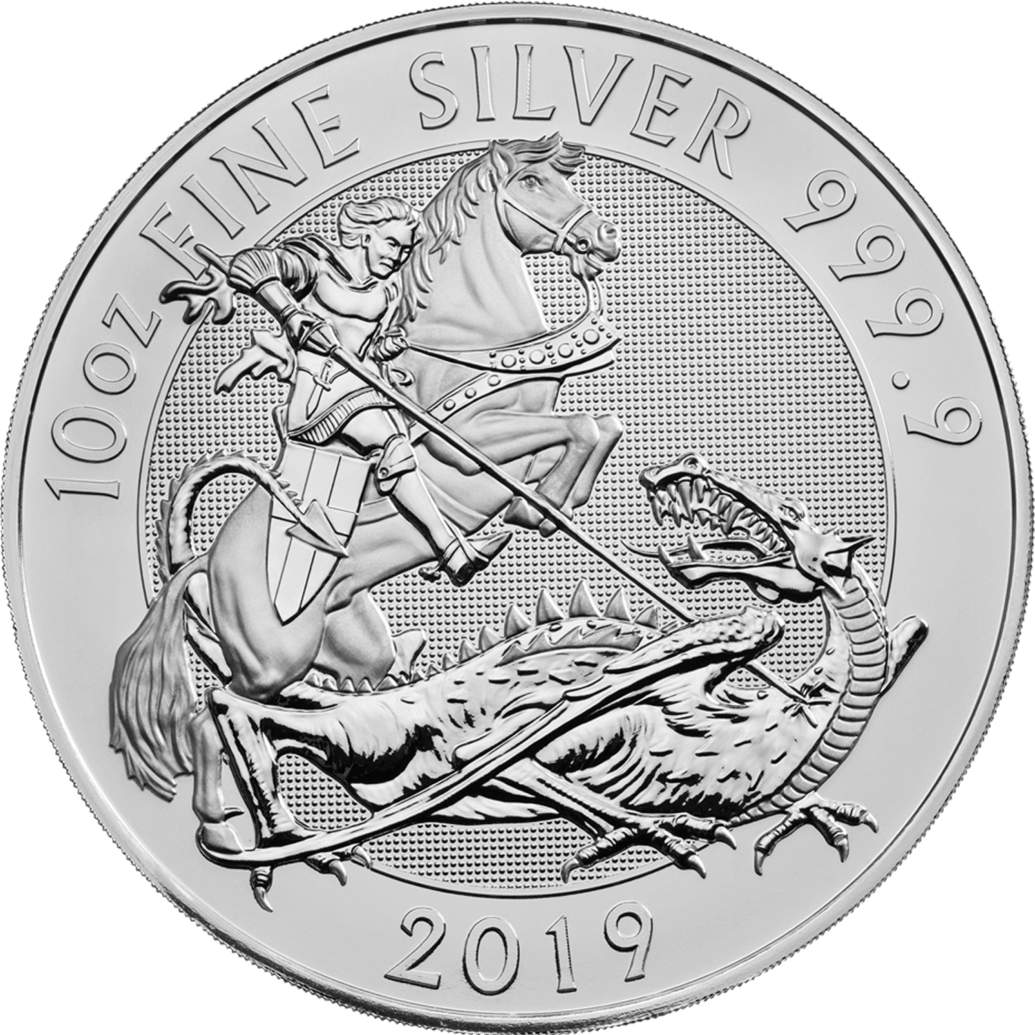 The Valiant 2019 10 oz Silver Bullion Coin