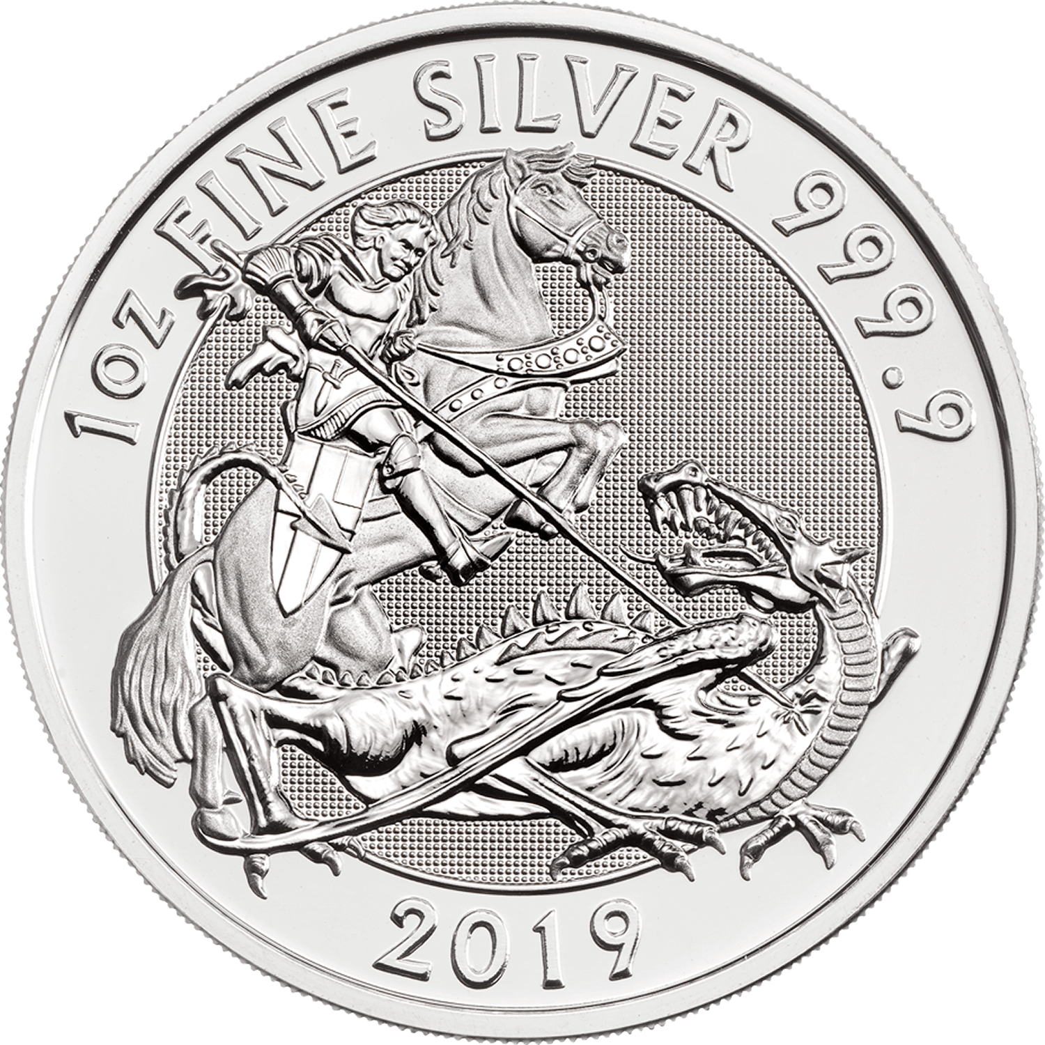 The Valiant 2019 1 oz Silver Bullion Twenty Five Coin Tube