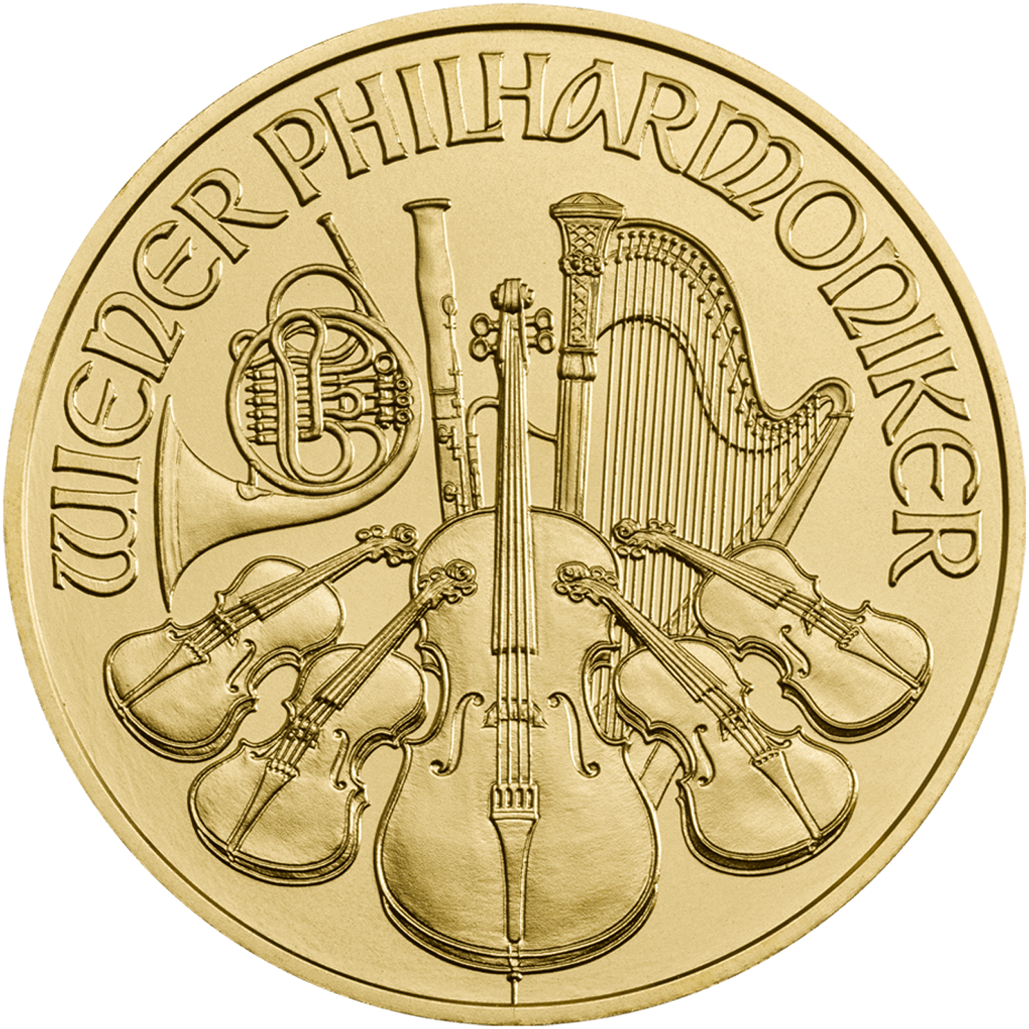 Austrian Philharmonic 2017 1 oz Gold Ten Coin Tube