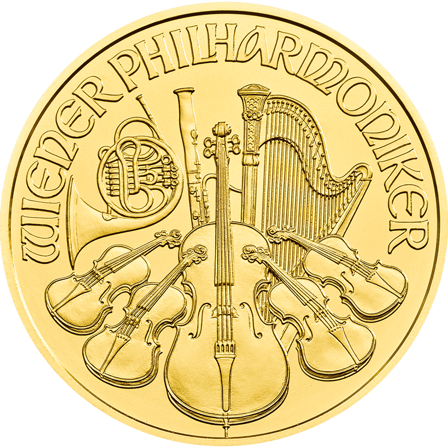 Austrian Philharmonic 2018 1 oz Gold Bullion Coin