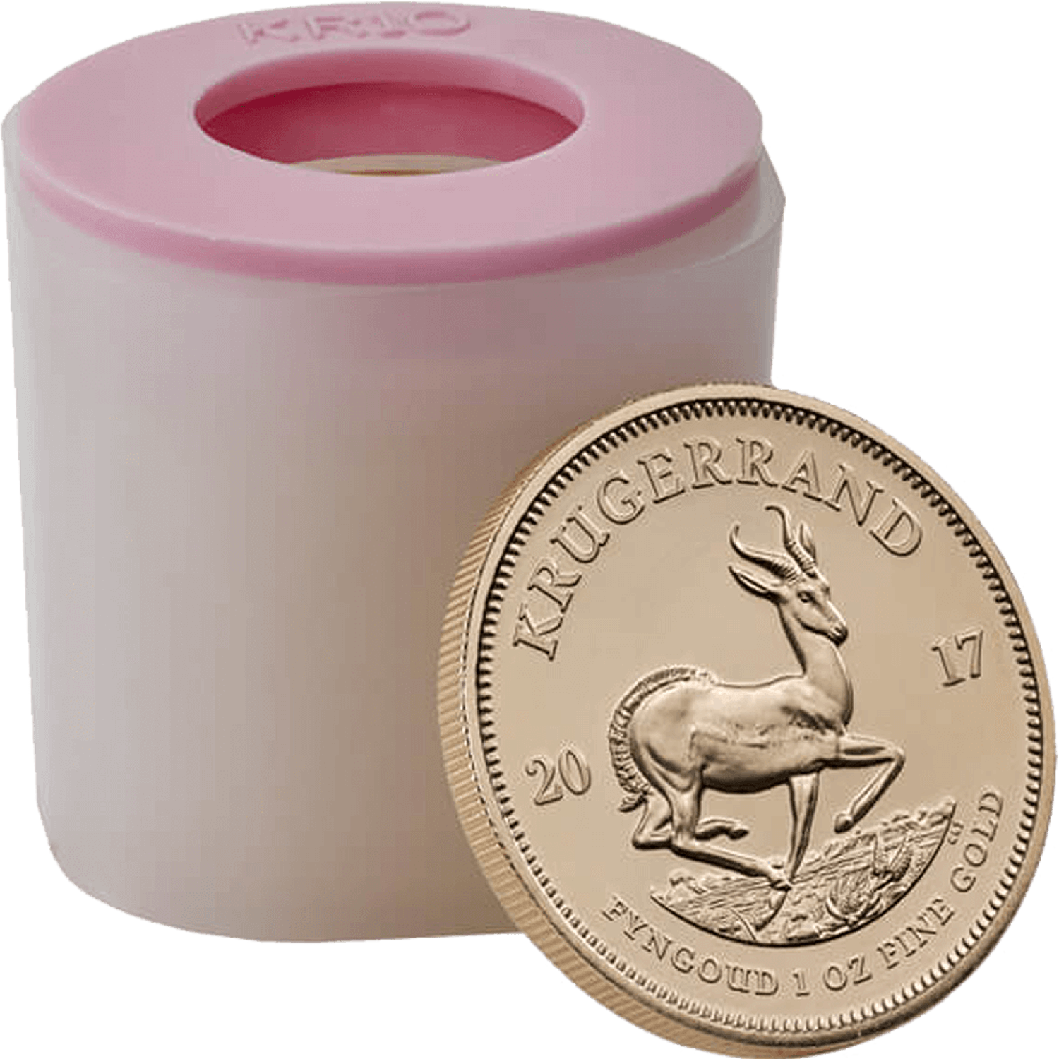 South African Krugerrand 2017 1 oz Gold Ten Coin Tube