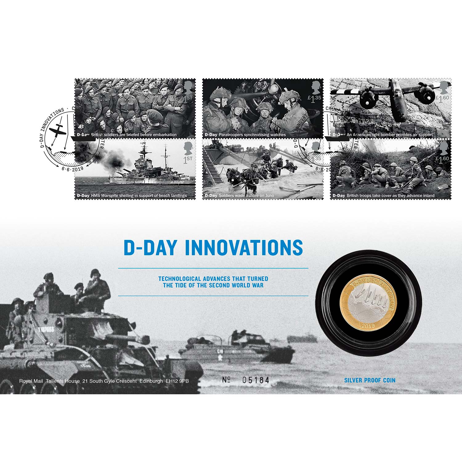 D-Day 75th Anniversary Silver Proof Coin Cover