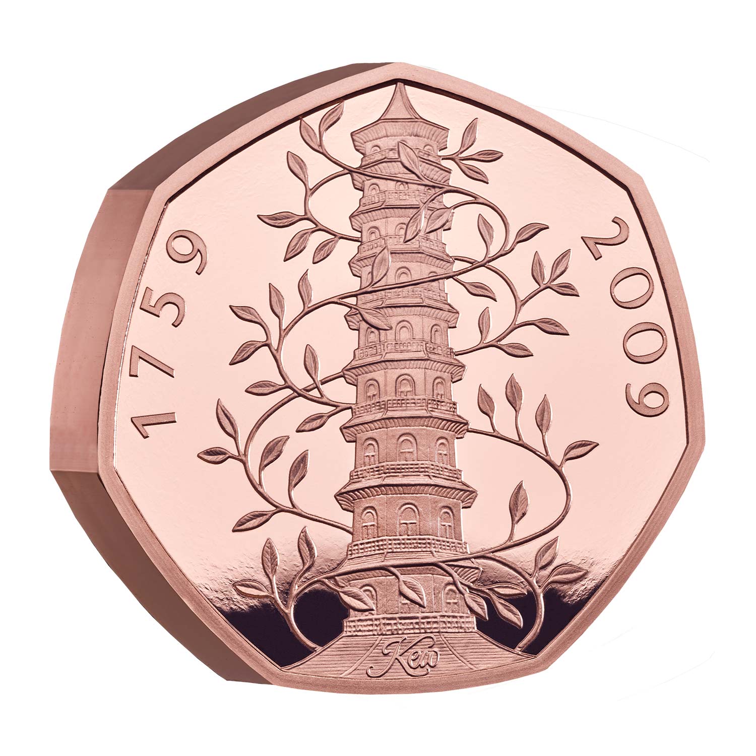 50 Years of the 50p 2019 UK 50p Culture Gold Piedfort Proof Coin Set