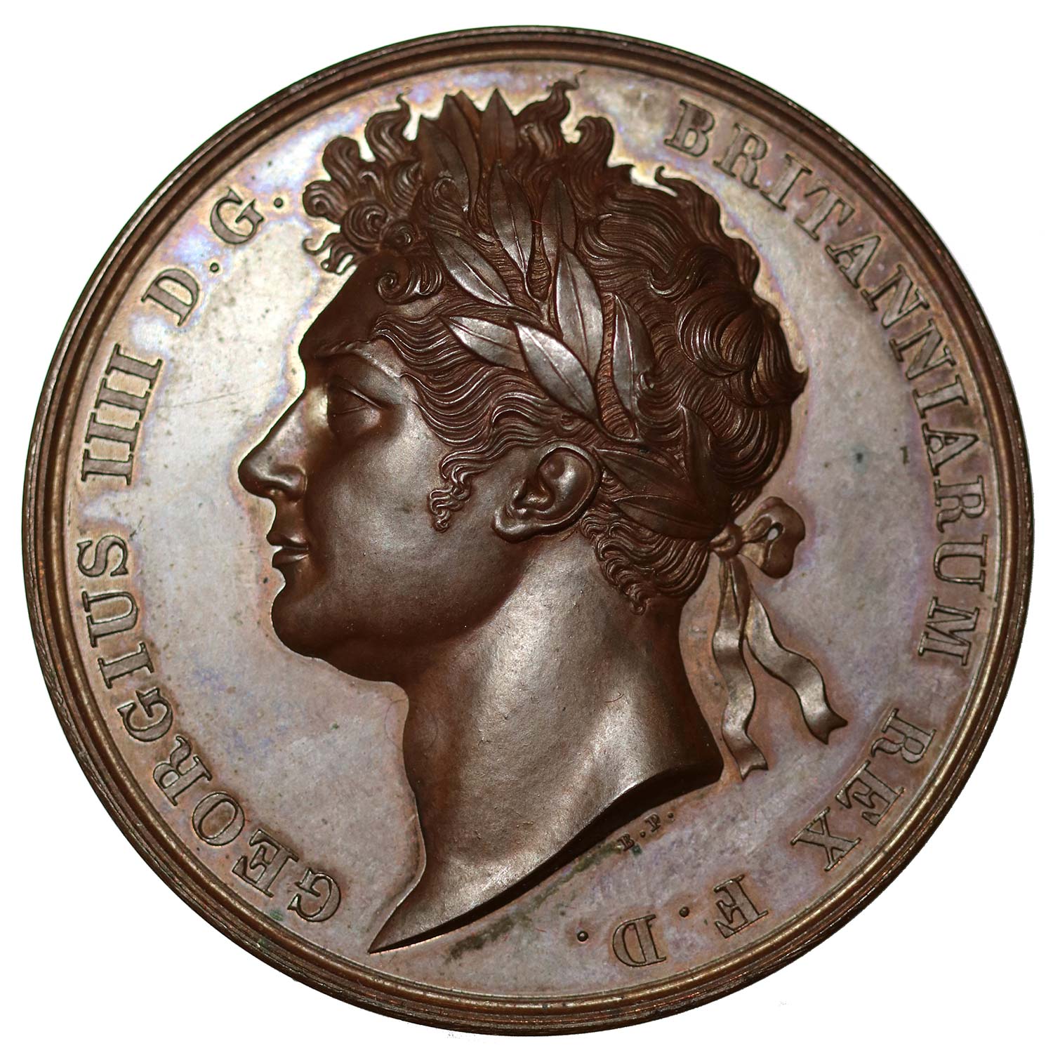 George IV, Bronze Coronation medal