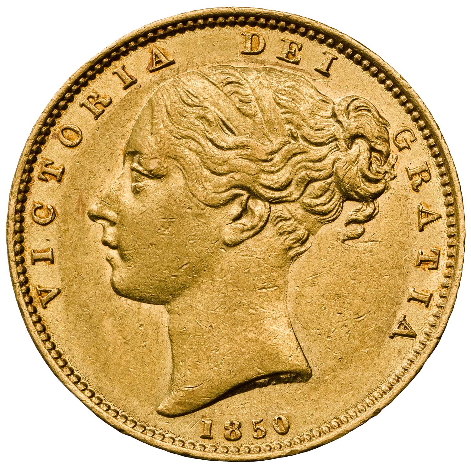 1838–74 Queen Victoria Young Head Sovereign