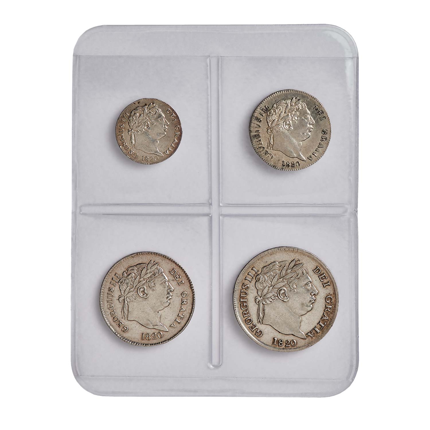 1820 George III Silver Maundy Set