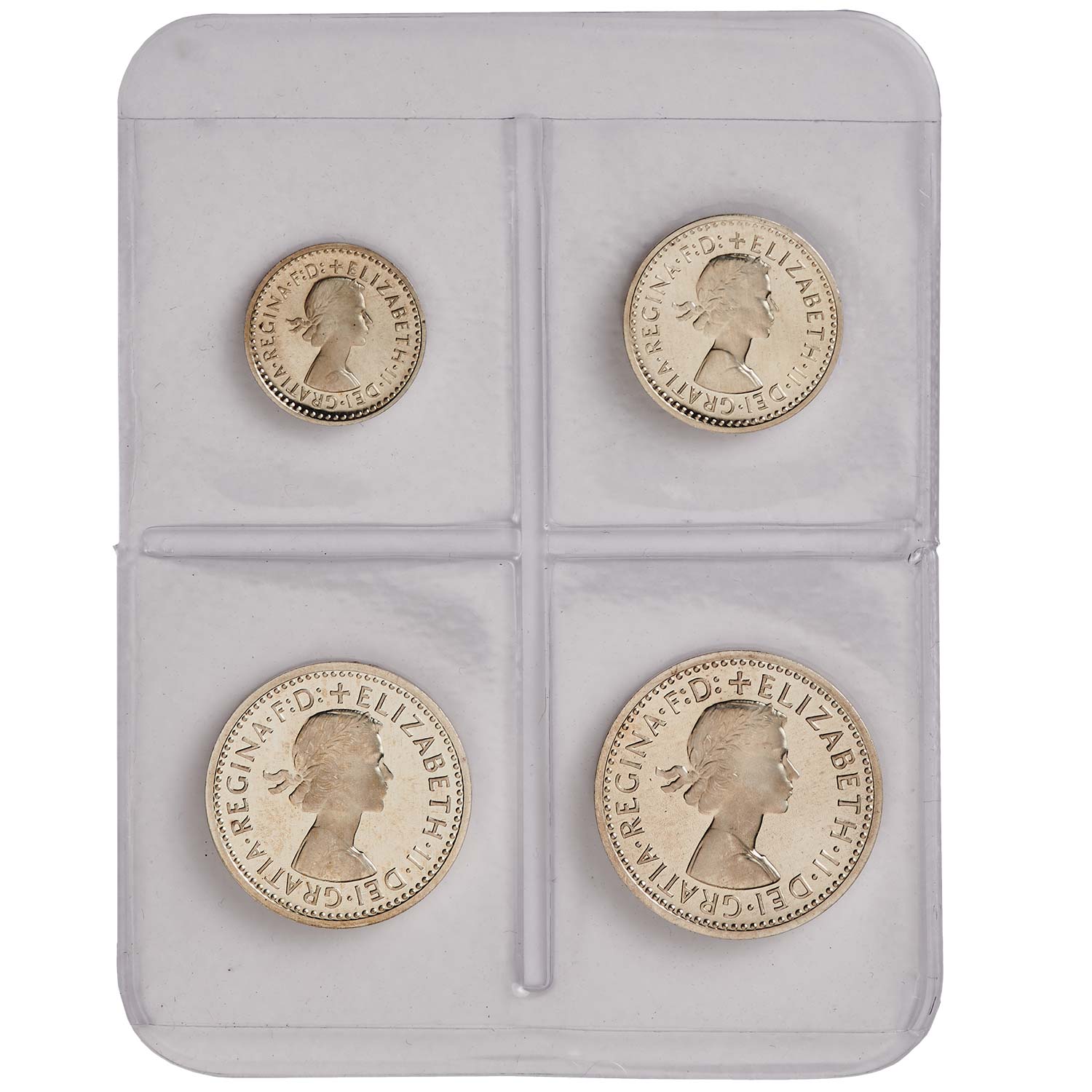 Queen Elizabeth II Silver Maundy Set, 1964
