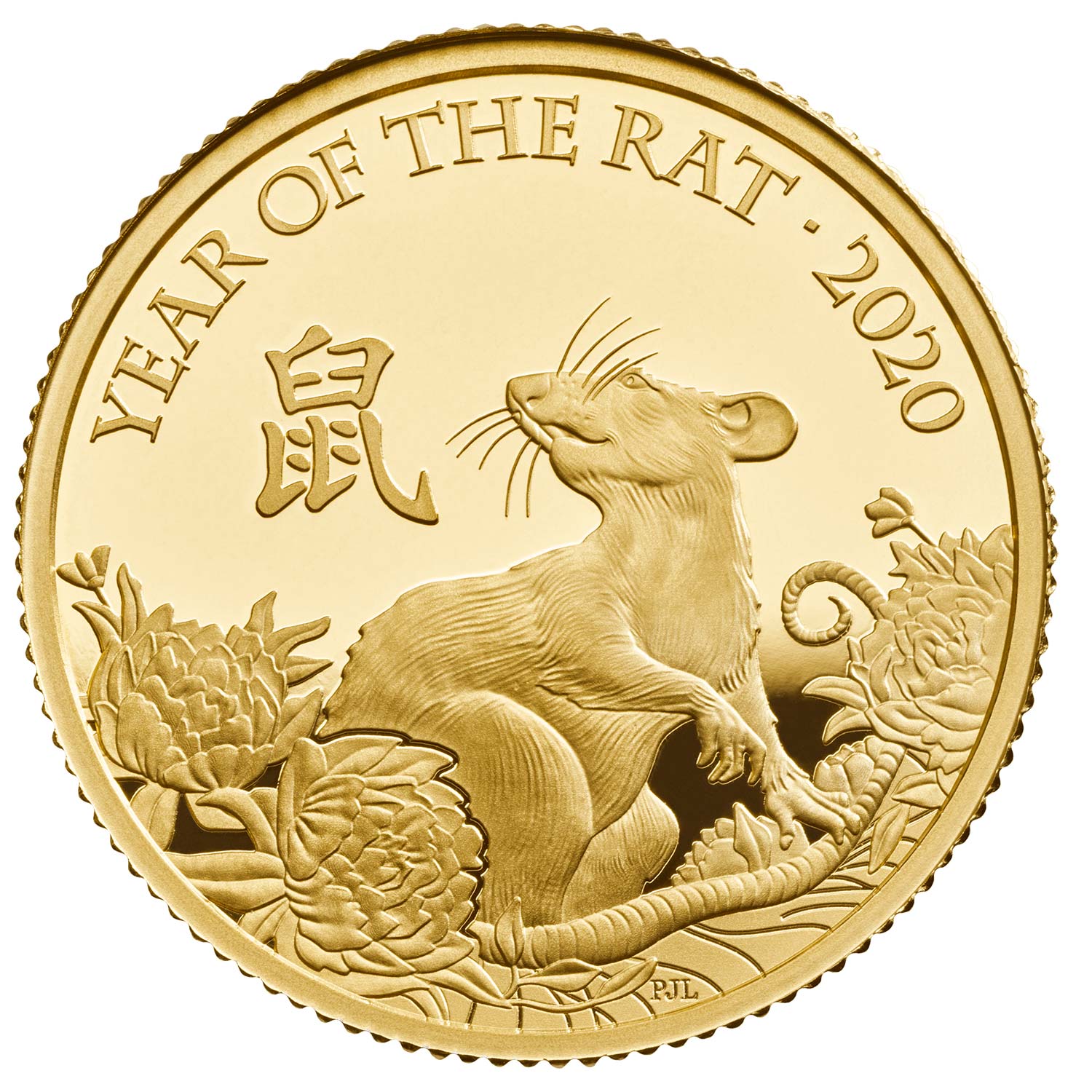Lunar Year of the Rat 2020 United Kingdom Quarter-Ounce Gold Proof Coin