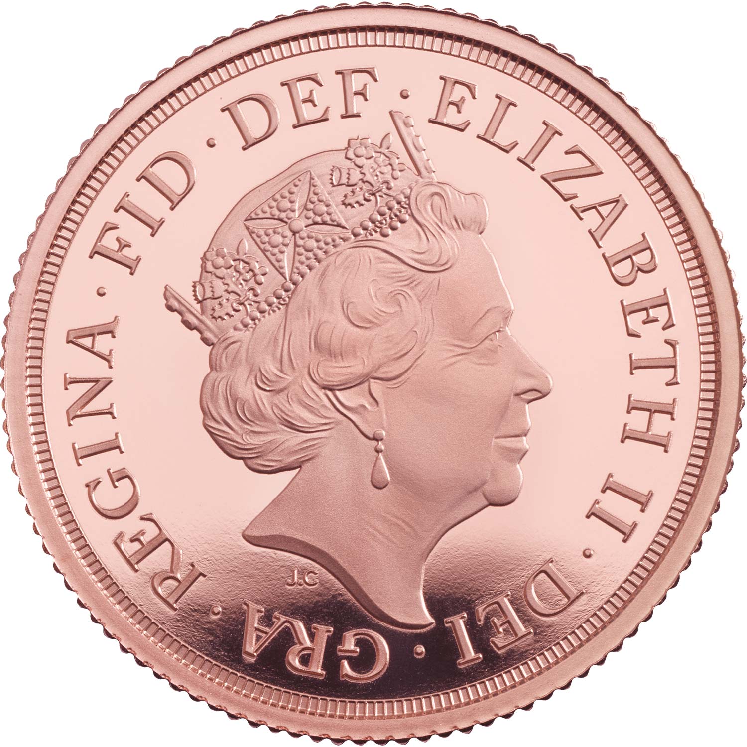 2019 Elizabeth II Piedfort Sovereign Proof Gold Coin