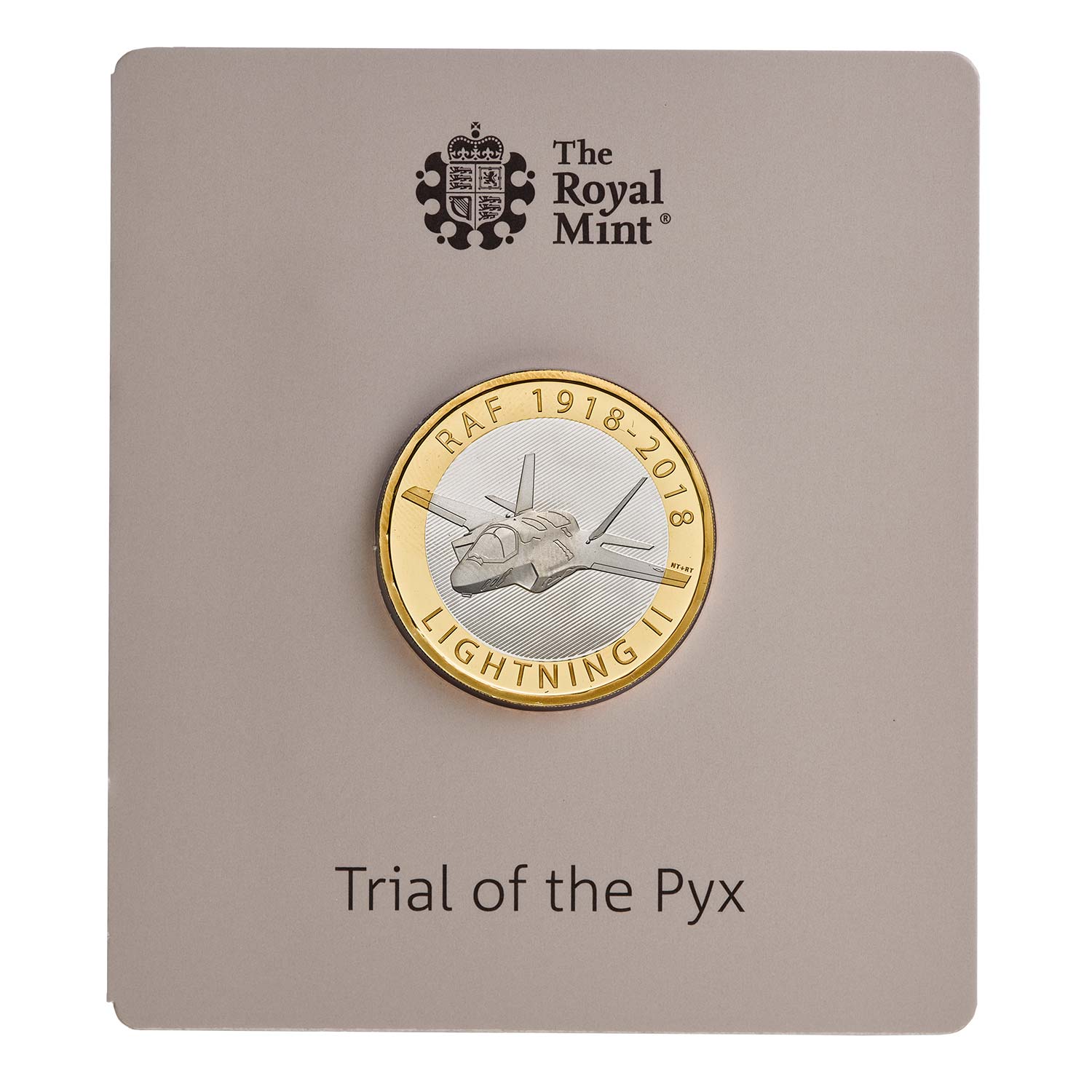 Trial of the Pyx - RAF Centenary Lightning II 2018 UK £2 Silver Proof Coin