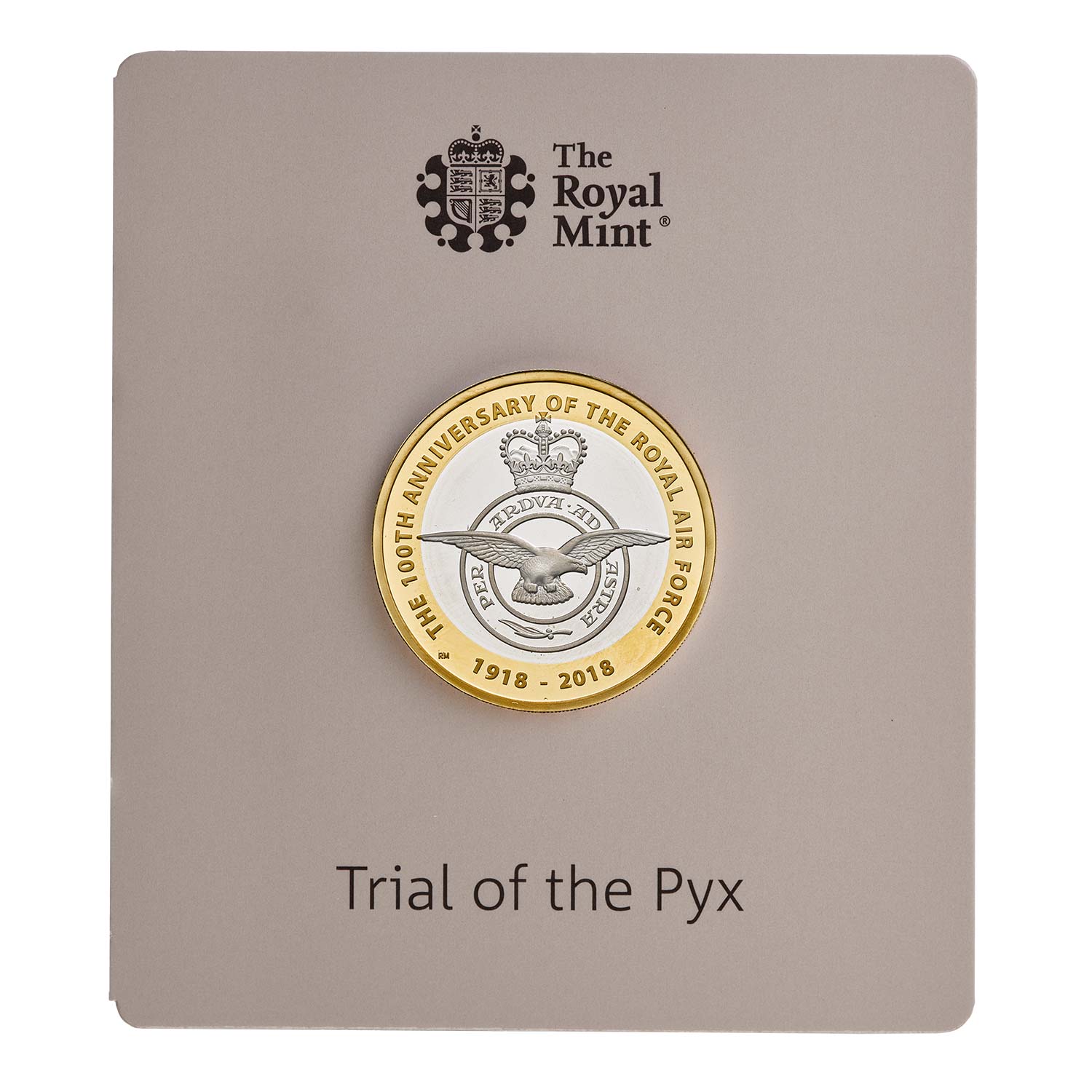 Trial of the Pyx - RAF Centenary Badge 2018 UK £2 Silver Proof Coin