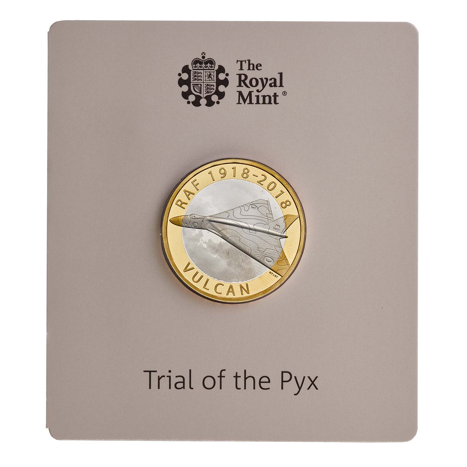 Trial of the Pyx - RAF Centenary Vulcan 2018 UK £2 Silver Proof Coin