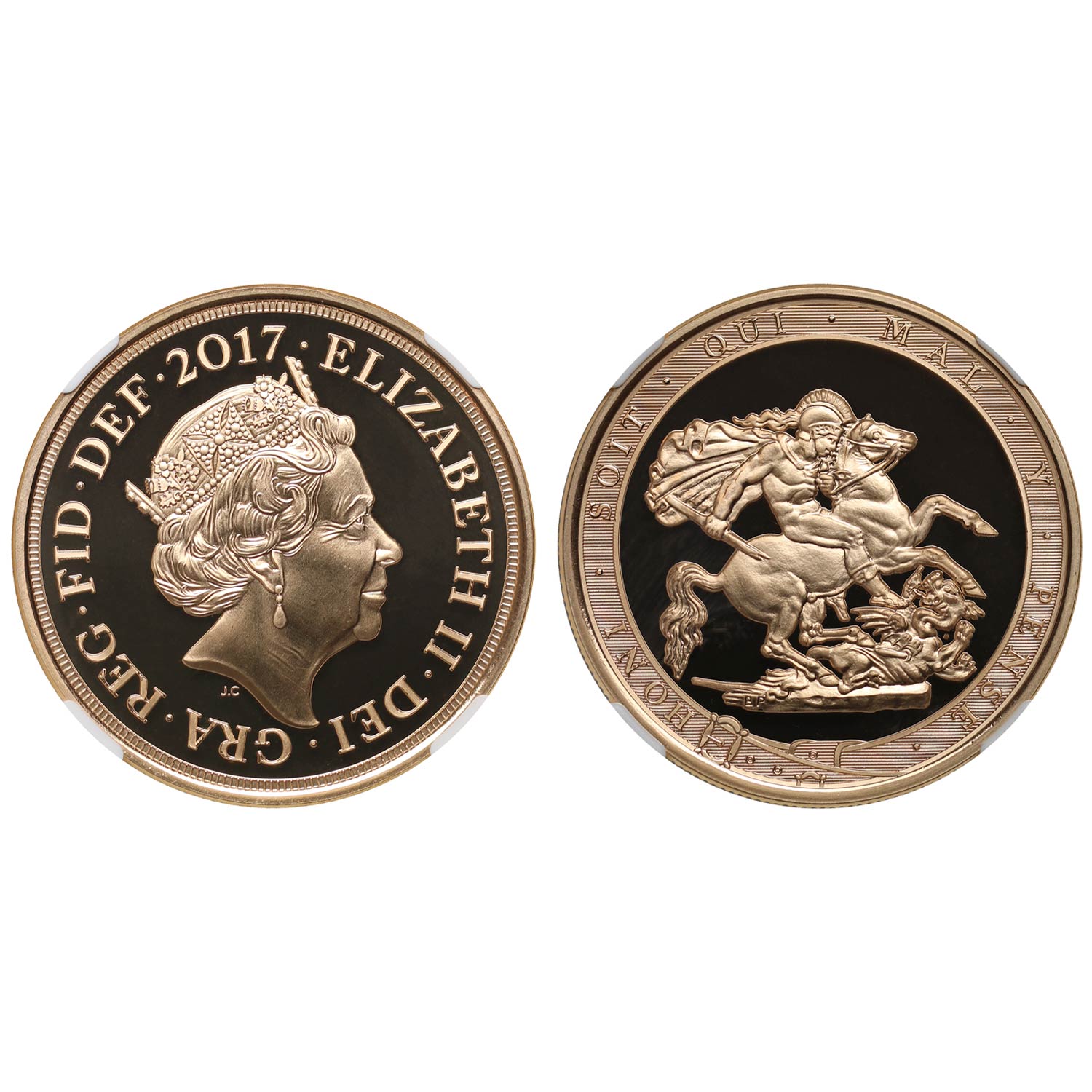 2017 UNC Five-Sovereign Piece MS70 Deep Proof Like