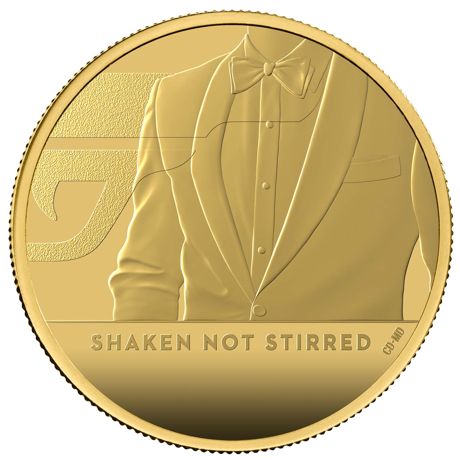 Shaken Not Stirred 2020 UK Quarter-Ounce Gold Proof Coin