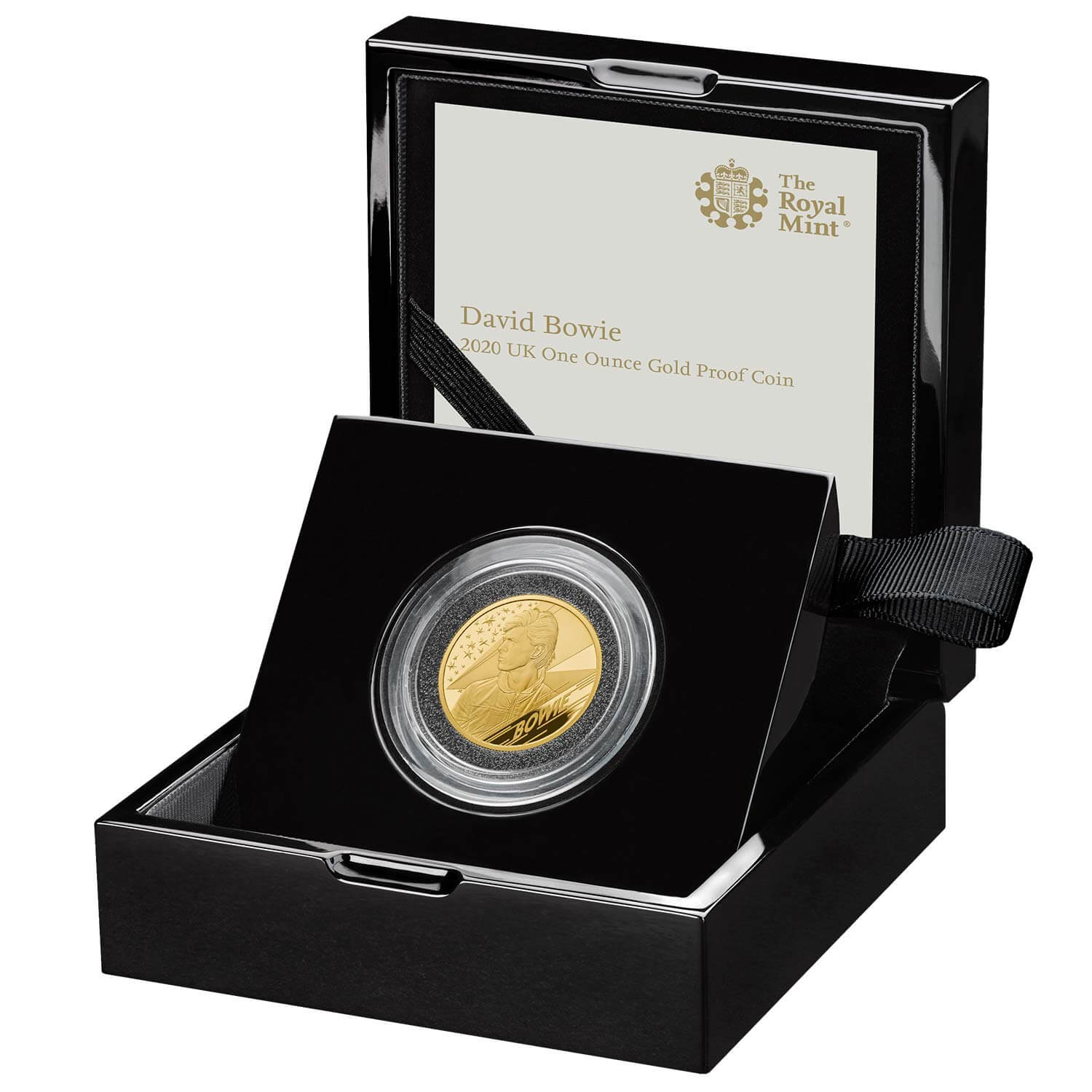 David Bowie 2020 UK 1oz Gold Proof Coin