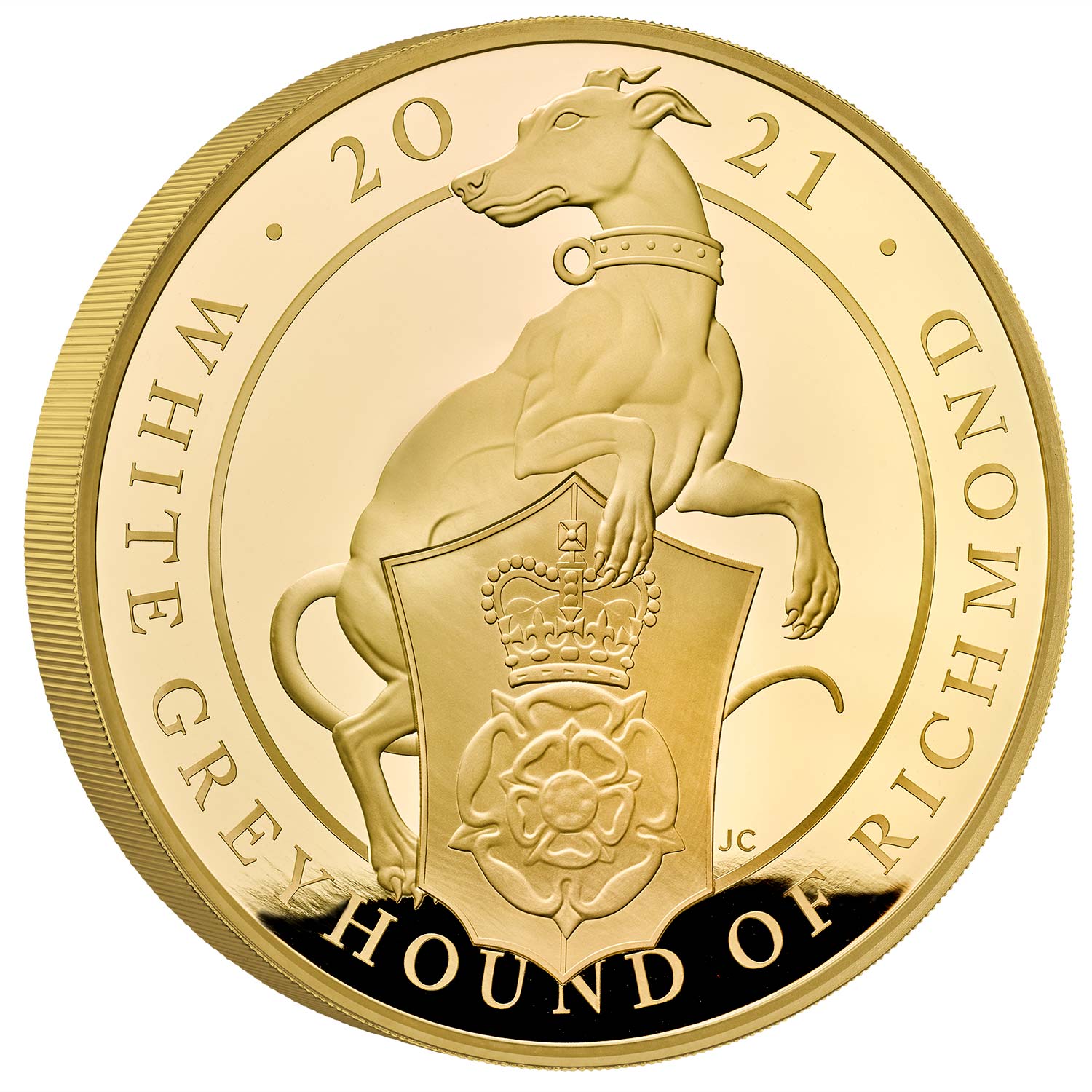 The White Greyhound of Richmond 2021 UK Gold Proof Kilo Coin
