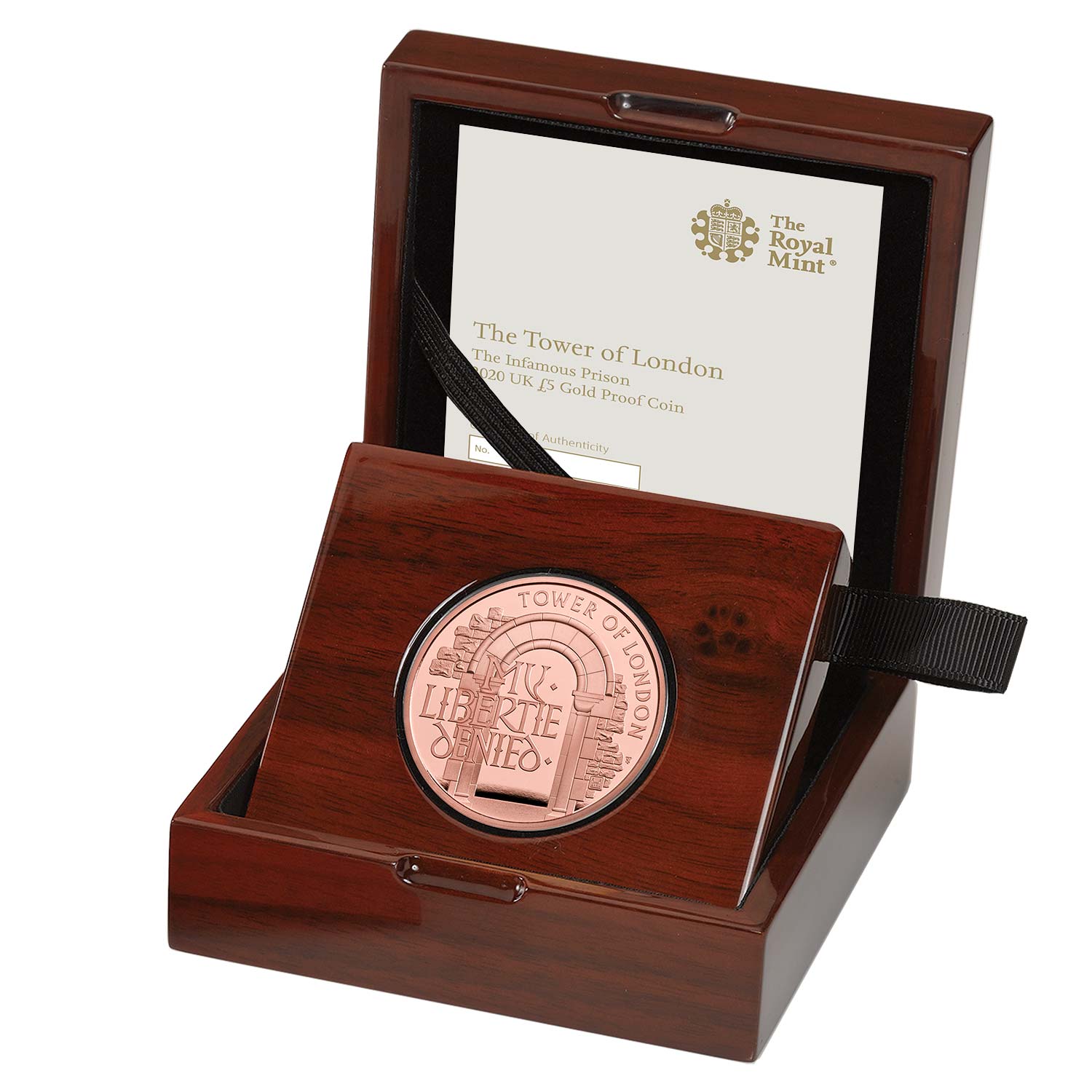 The Infamous Prison 2020 UK £5 Gold Proof Coin