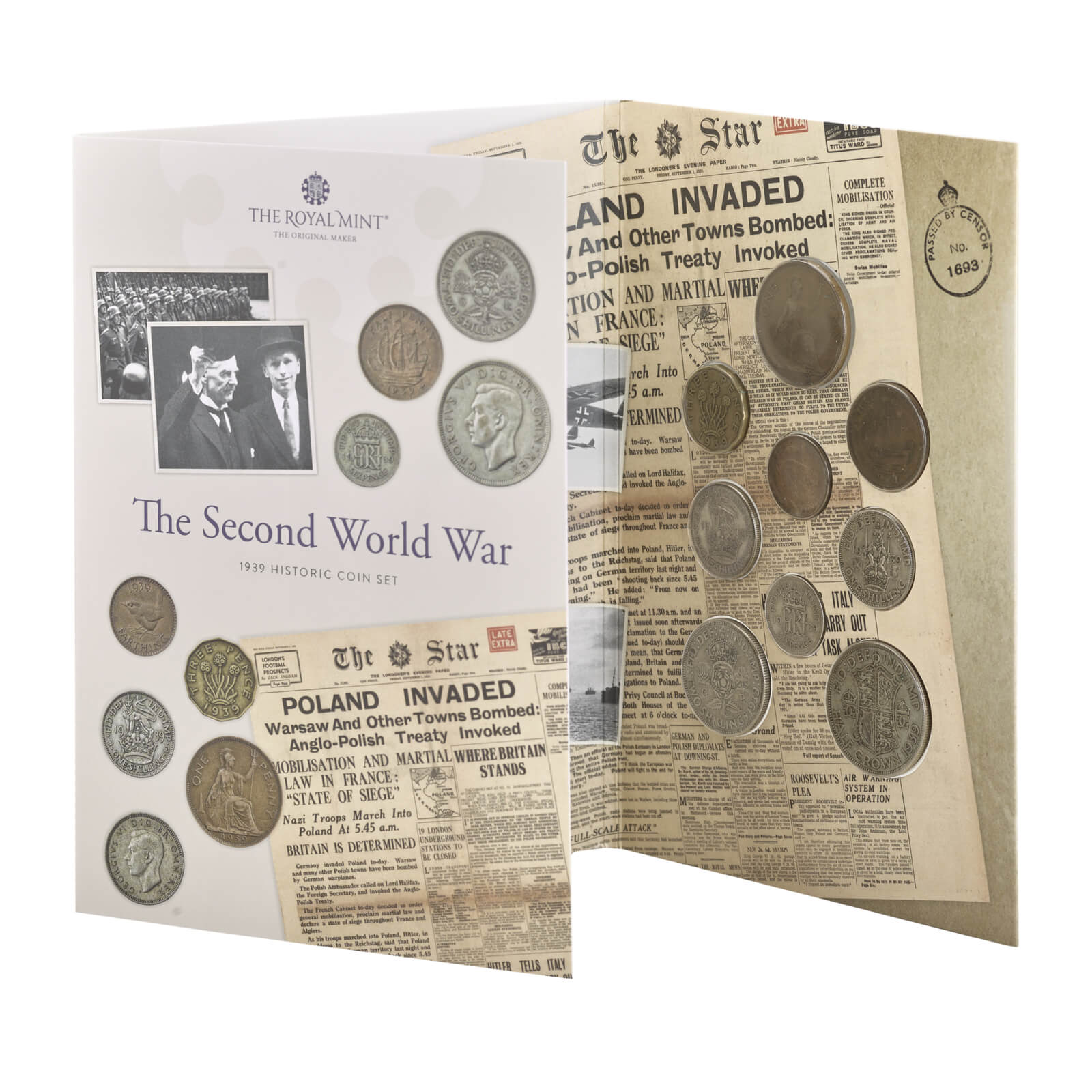 Second World War 1939 Coin Set