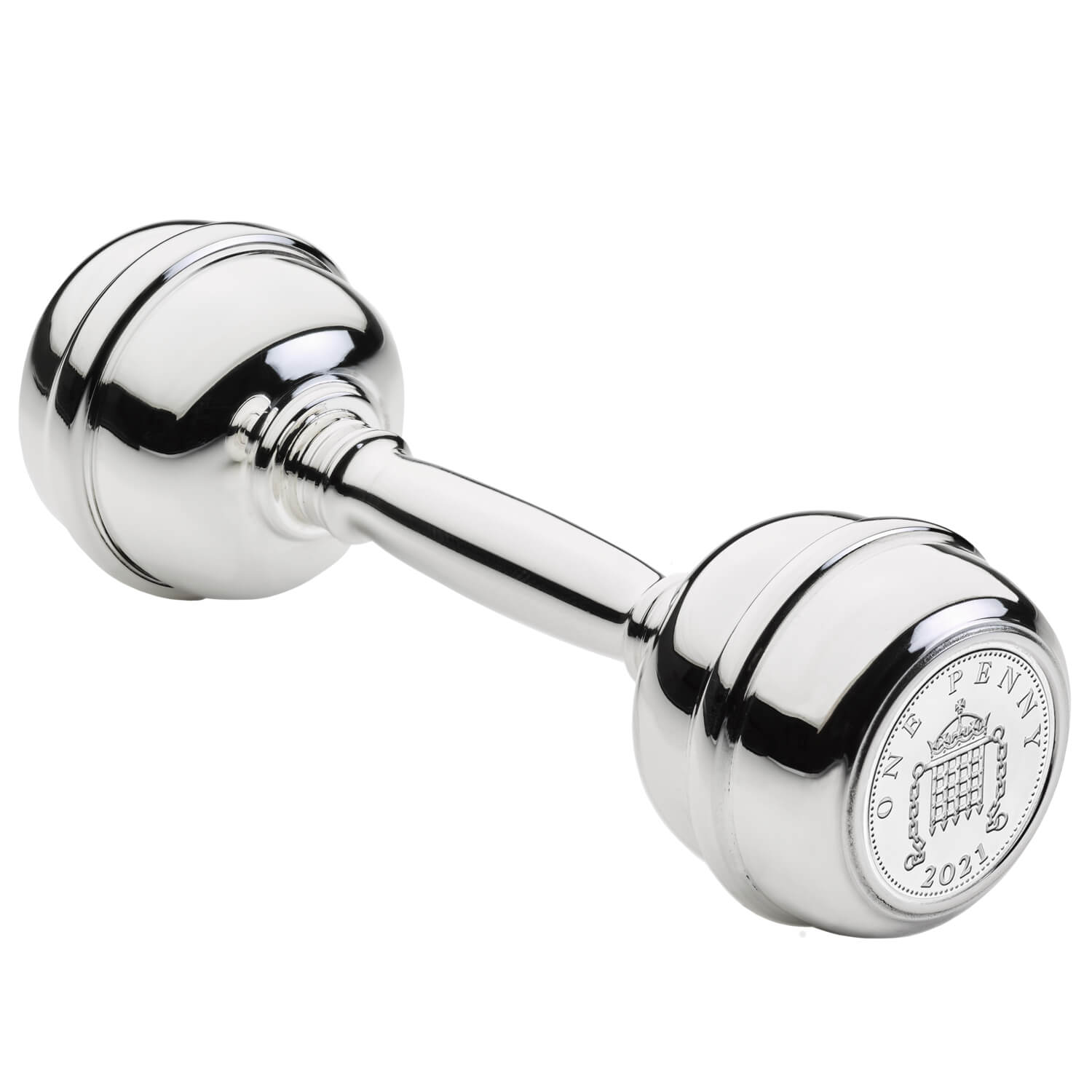 2021 Sterling Silver Penny Rattle 