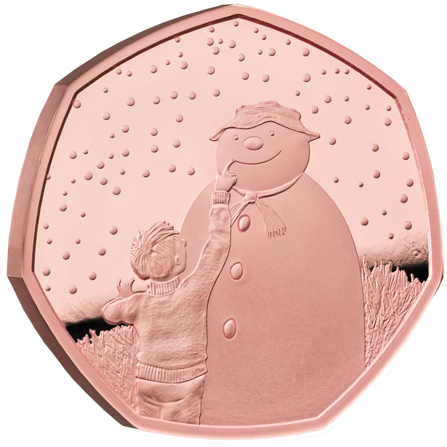 The Snowman™ 2021 UK 50p Gold Proof Coin