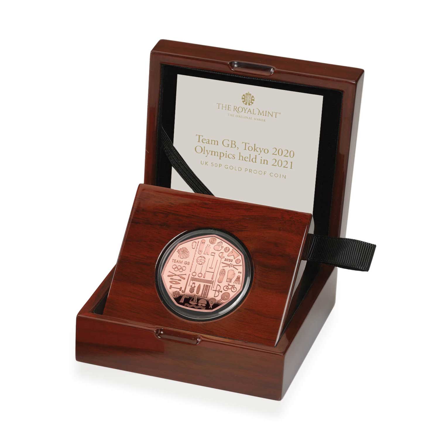 Team GB 2021 UK 50p Gold Proof Coin