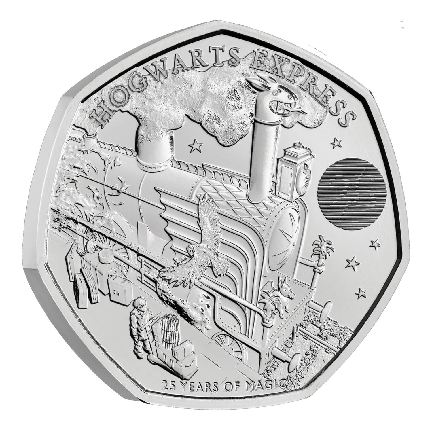 Hogwarts Express 2022 UK 50p Brilliant Uncirculated Coin
