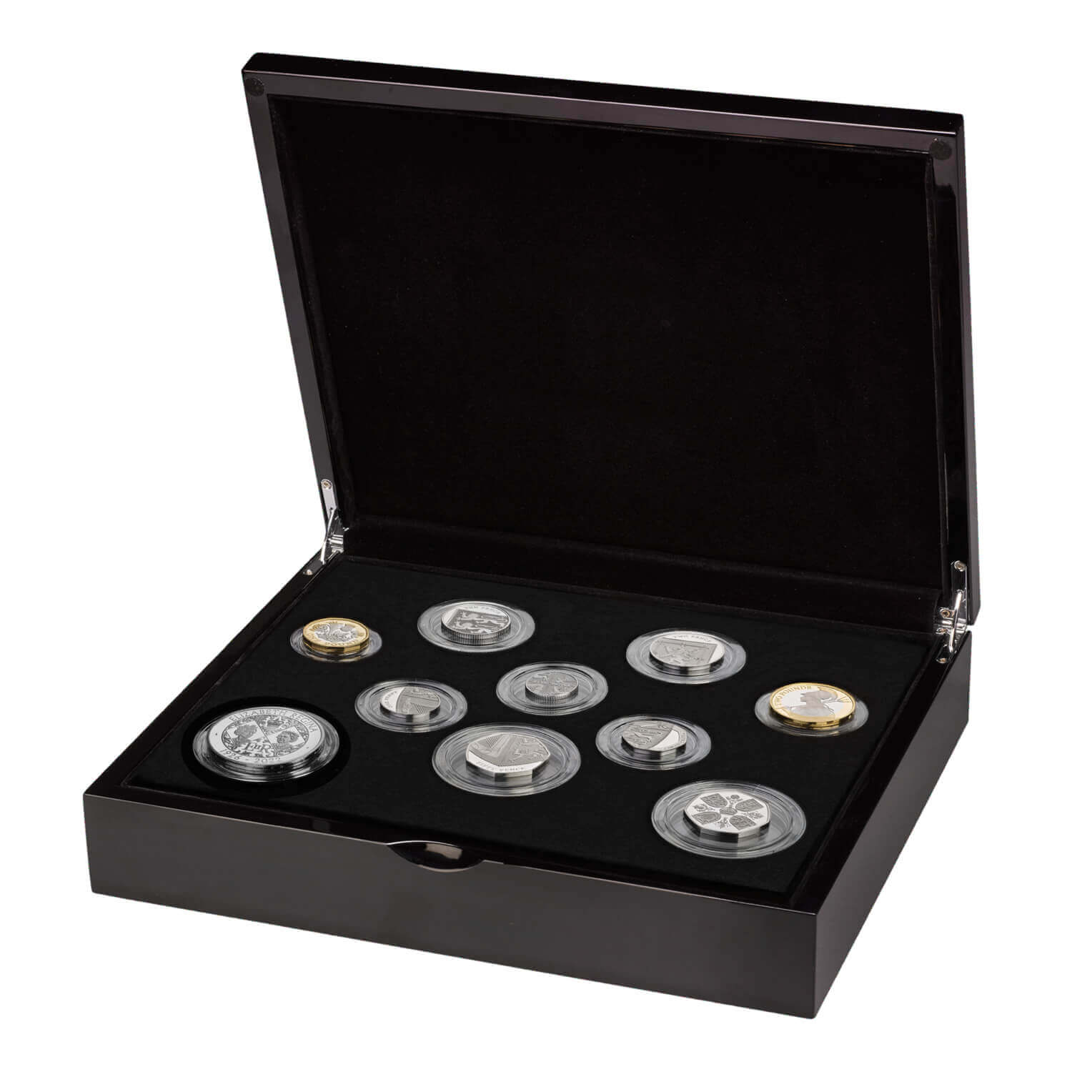 Her Majesty Queen Elizabeth II 2022 UK Silver Proof Memorial Coin Set 
