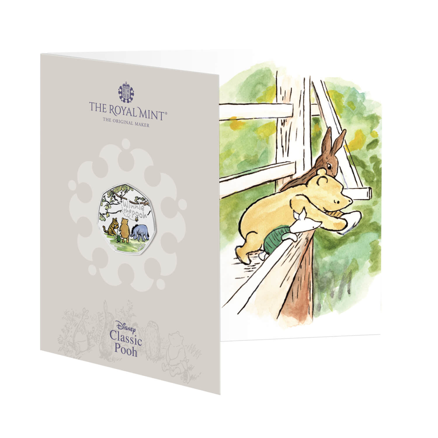 Winnie the Pooh and Friends 2022 UK 50p Brilliant Uncirculated Colour  Coin