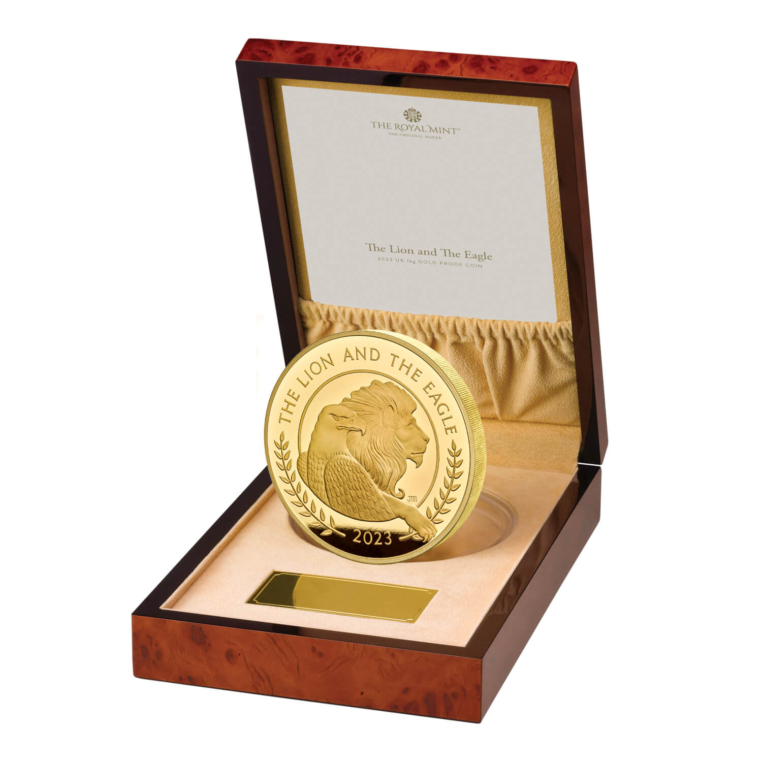 The Lion and The Eagle 2023 UK 1kg Gold Proof Coin