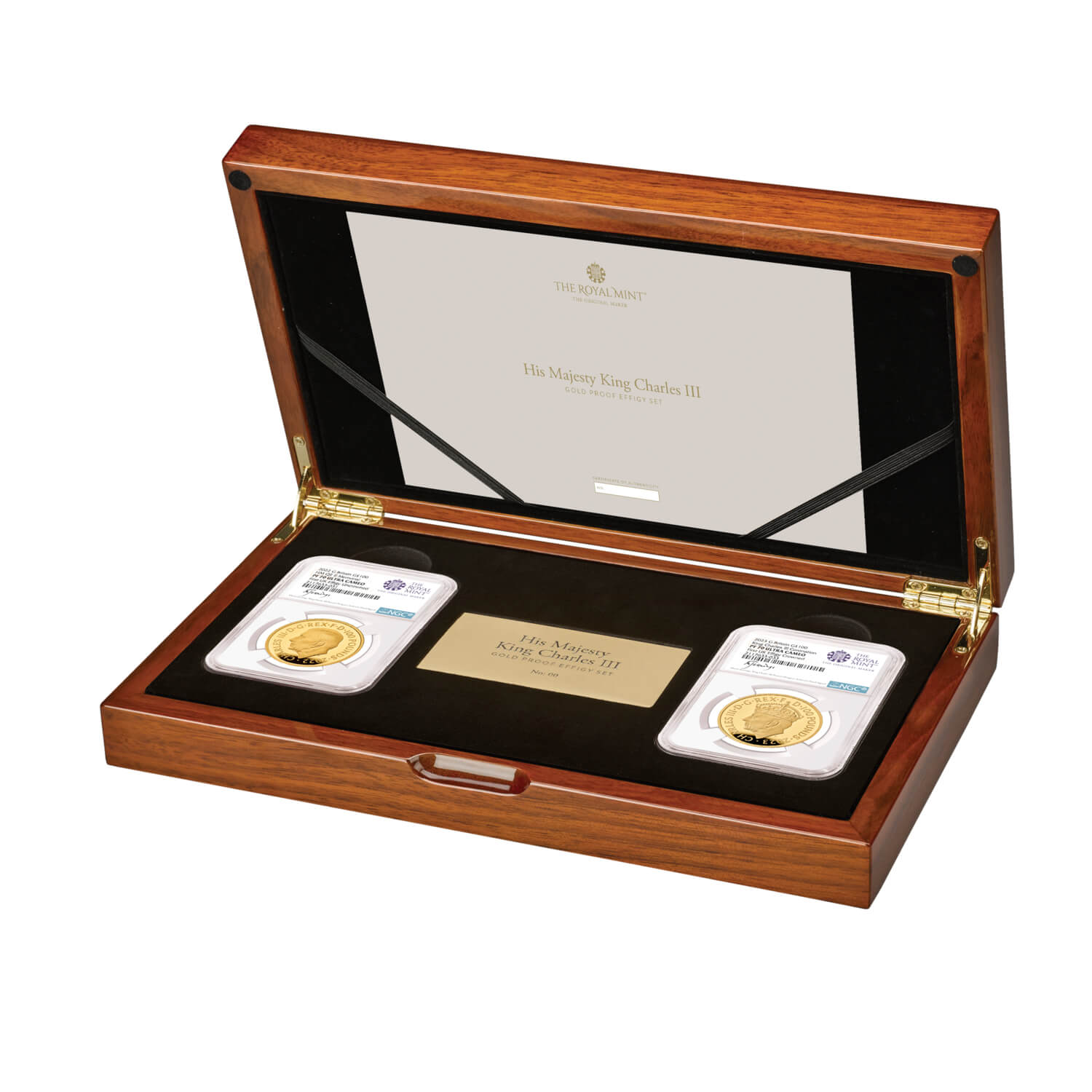 His Majesty King Charles III Gold Proof Effigy Set 