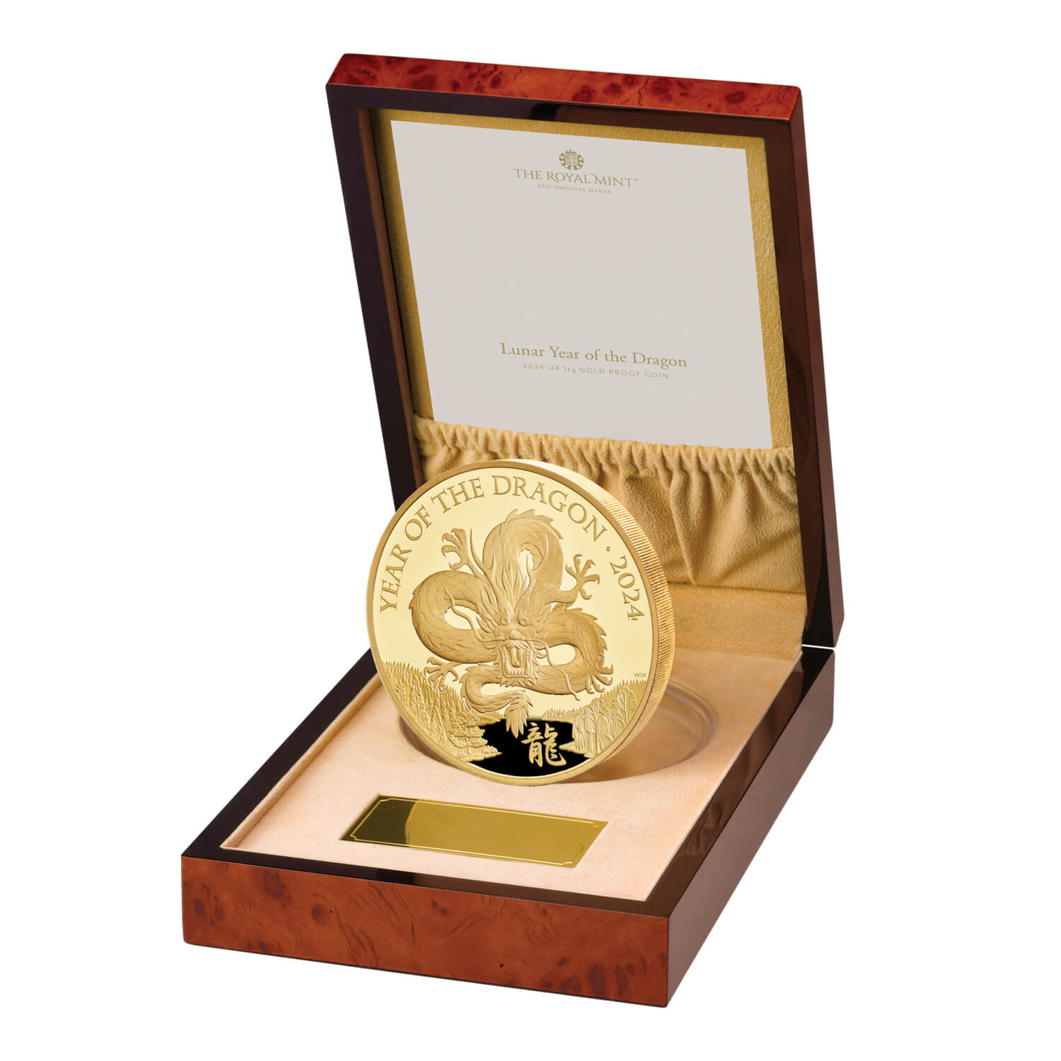 Lunar Year of the Dragon 2024 UK 1kg Gold Proof Coin