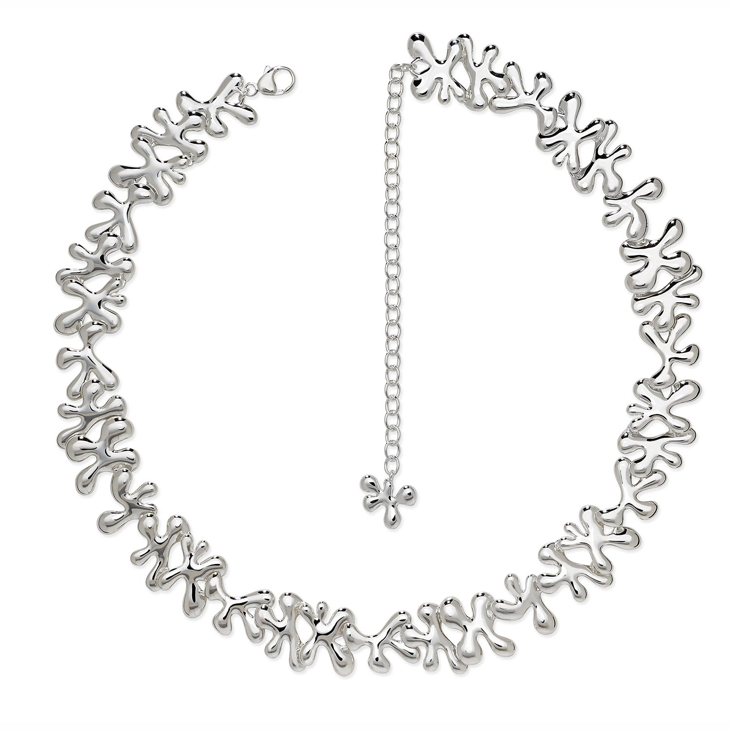 Sterling Silver Splash Continual Necklace